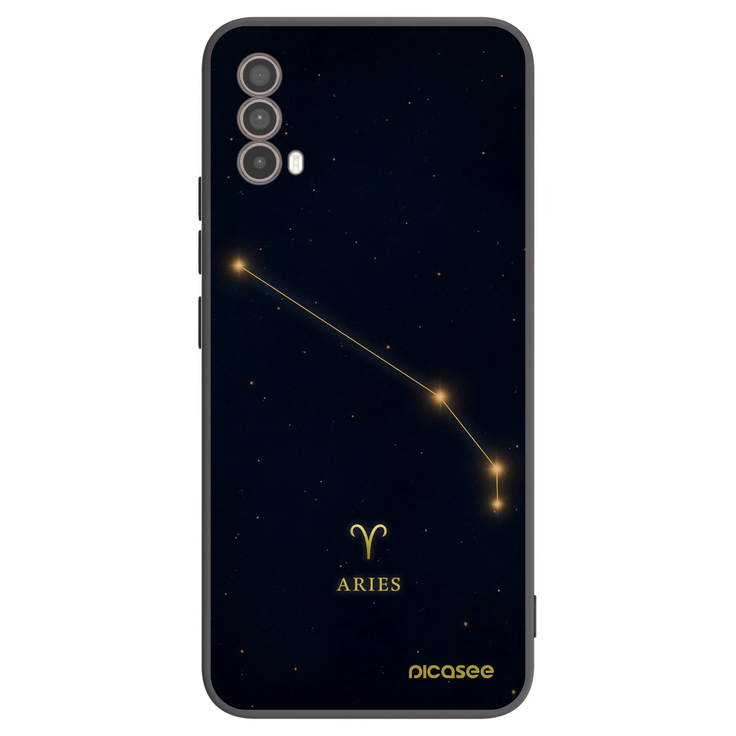 Picasee silikonový černý obal pro Motorola Moto E40 - ARIES