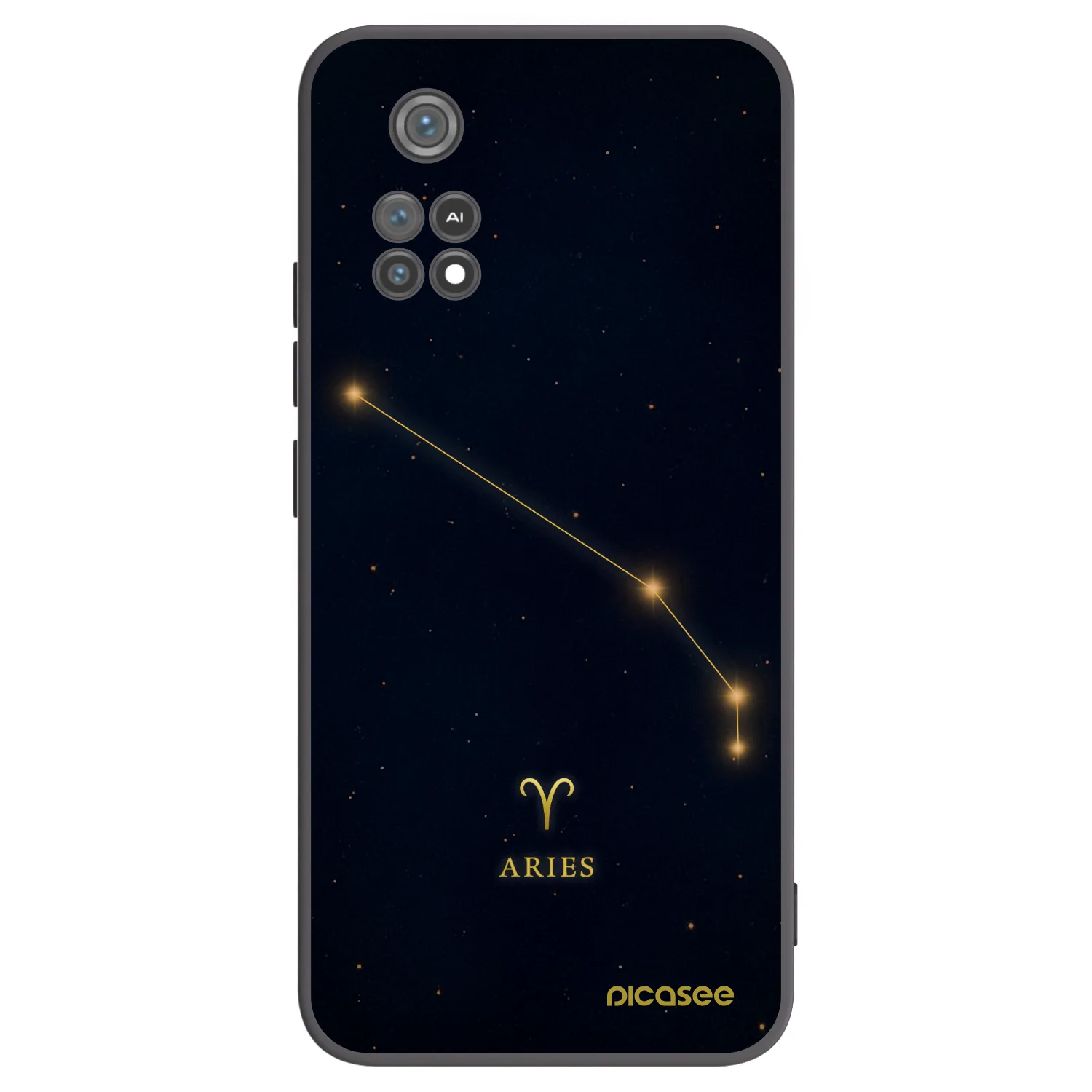 Picasee silikonový černý obal pro Xiaomi Poco M4 Pro - ARIES