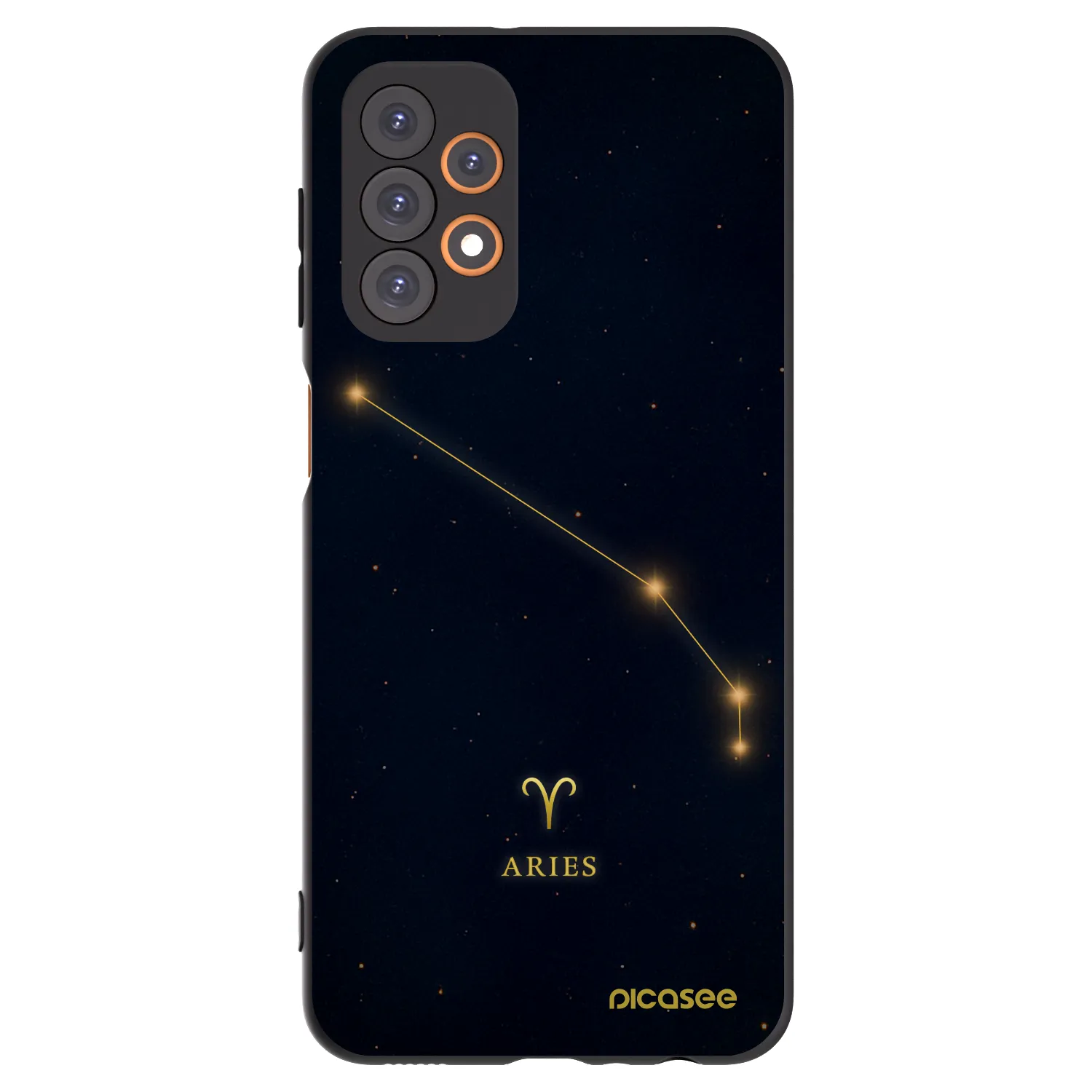 Picasee silikonový černý obal pro Samsung Galaxy A23 A236B 5G - ARIES