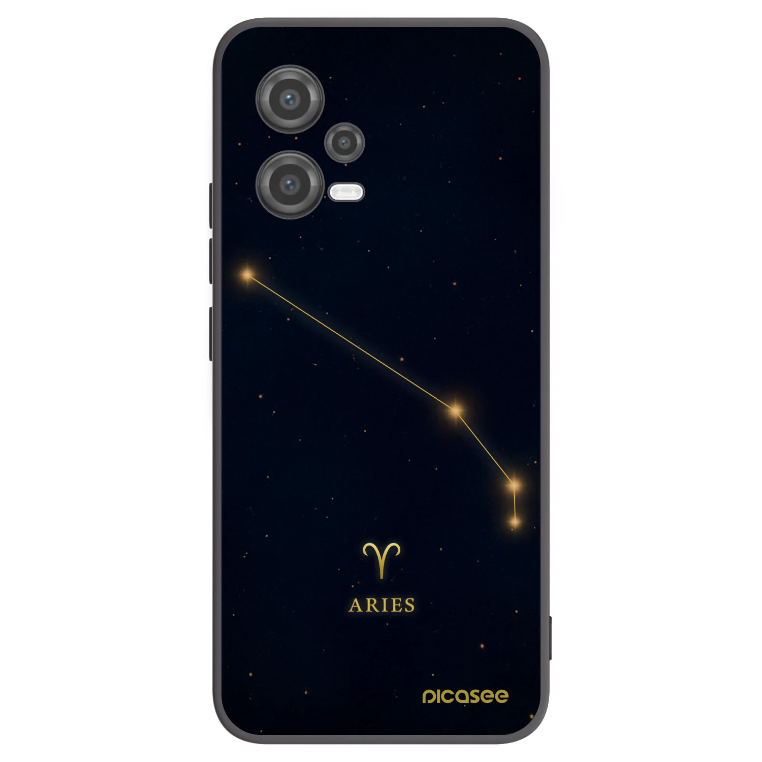 Picasee silikonový černý obal pro Xiaomi Poco X5 - ARIES