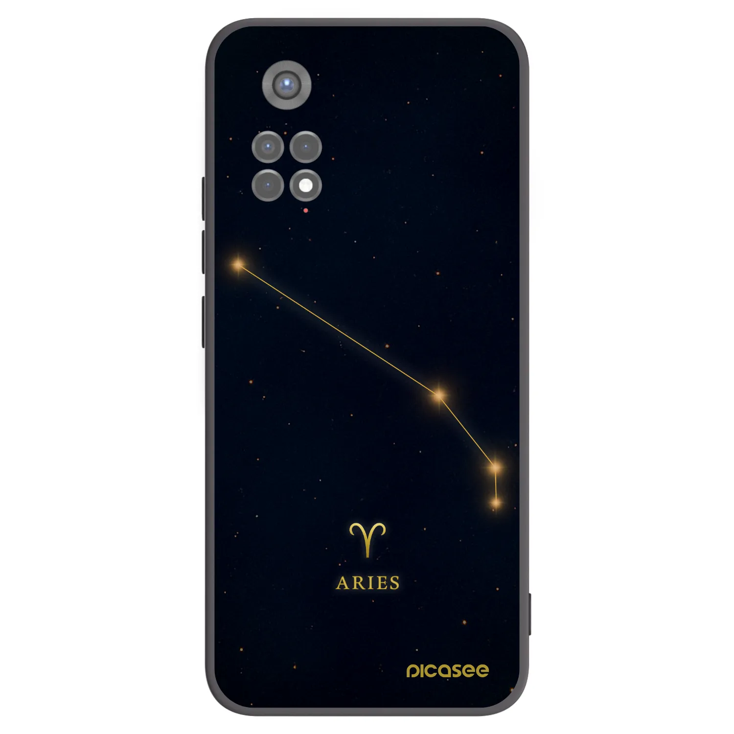 Picasee silikonový černý obal pro Xiaomi Redmi Note 11S 5G - ARIES