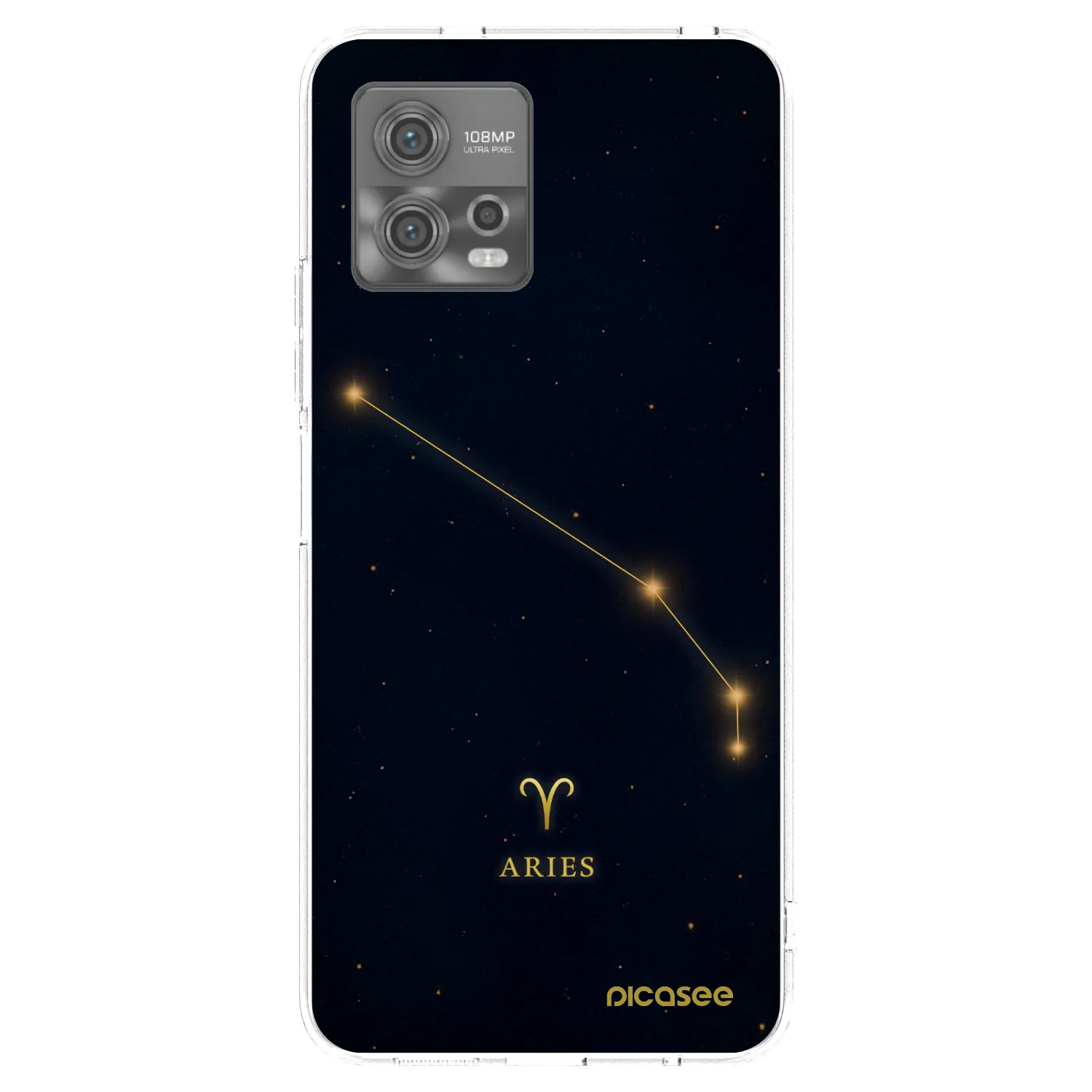 Picasee silikonový průhledný obal pro Motorola Moto G72 - ARIES