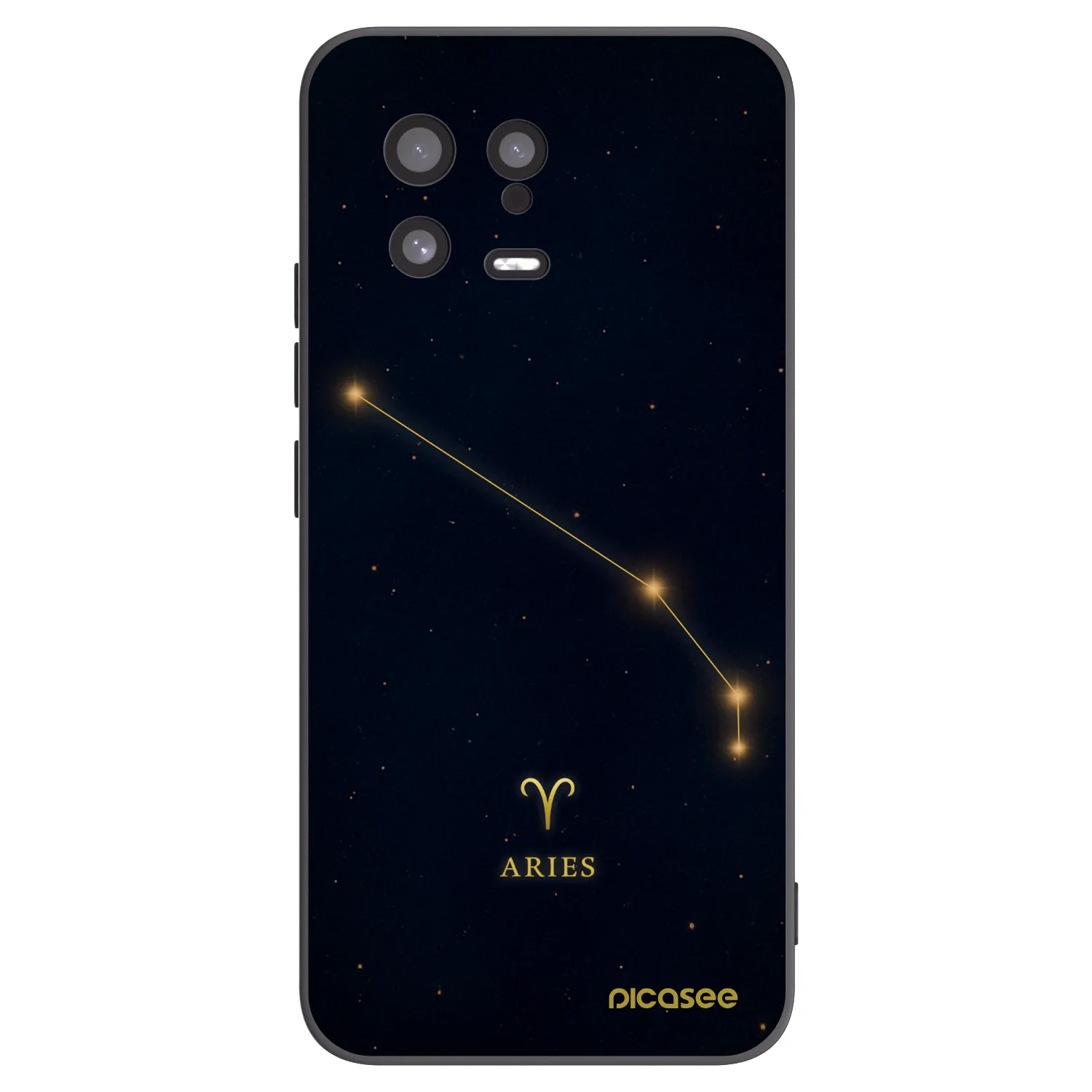 Picasee silikonový černý obal pro Xiaomi 13 - ARIES