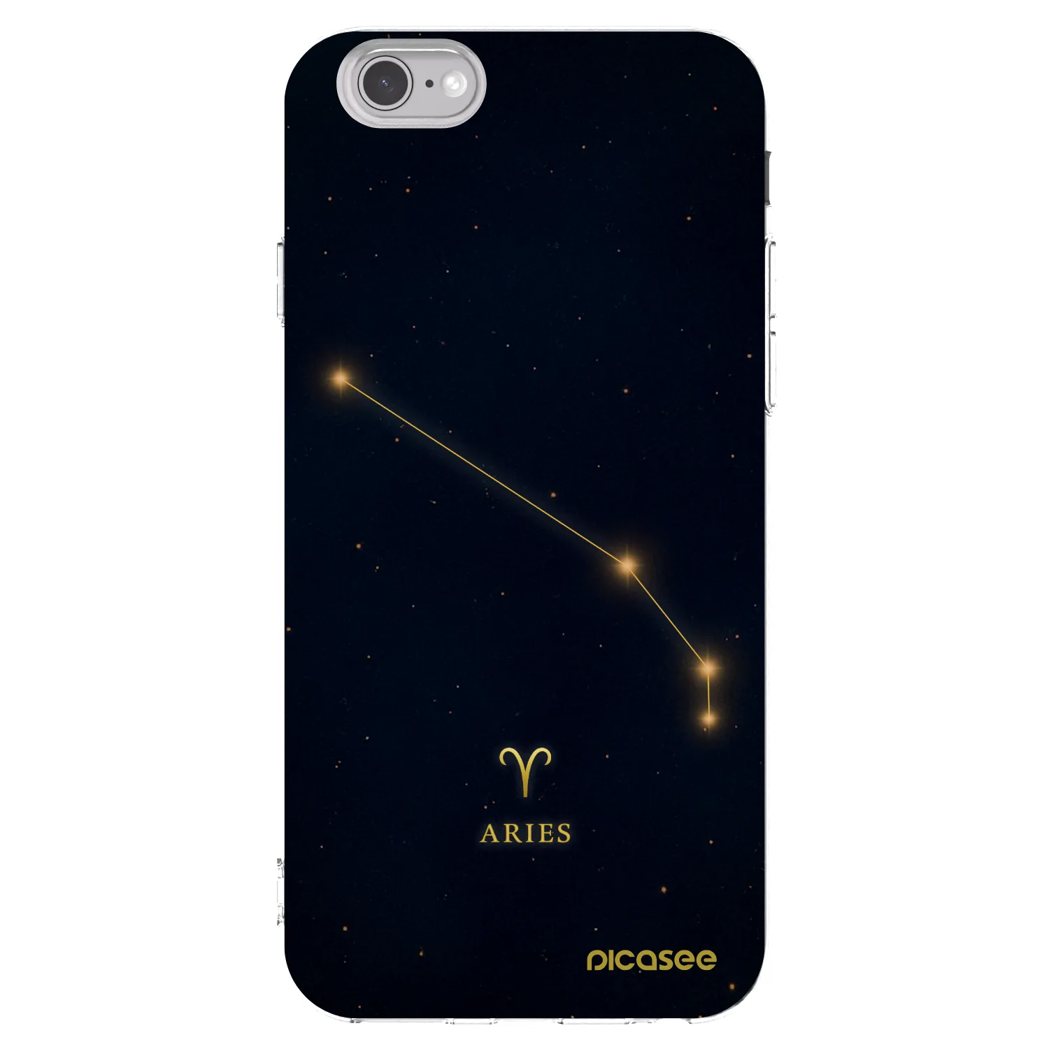 Picasee silikonový průhledný obal pro Apple iPhone 6/6S - ARIES