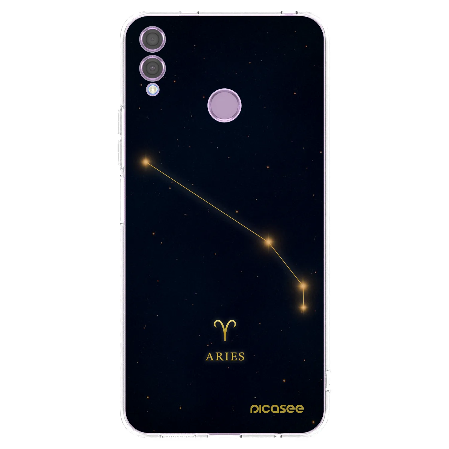 Picasee silikonový průhledný obal pro Honor 8X - ARIES