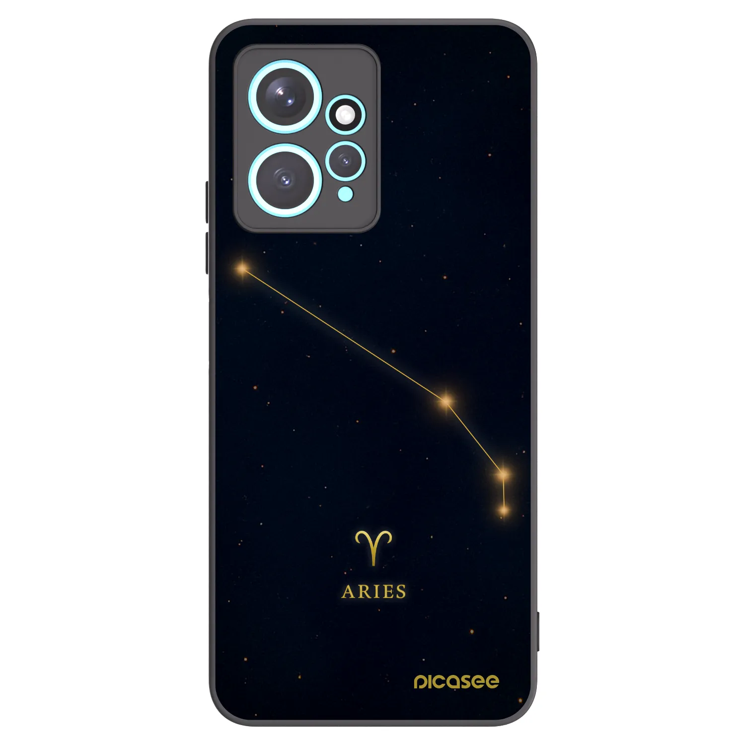 Picasee silikonový černý obal pro Xiaomi Redmi Note 12 4G - ARIES