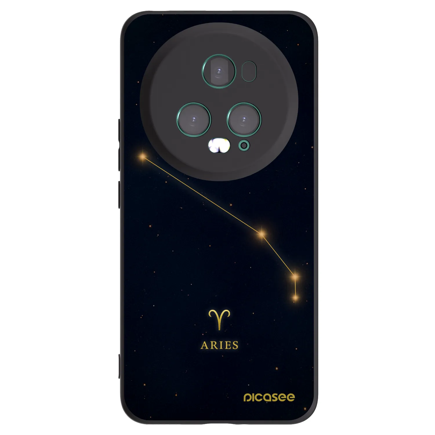 Picasee silikonový černý obal pro Honor Magic5 Pro - ARIES