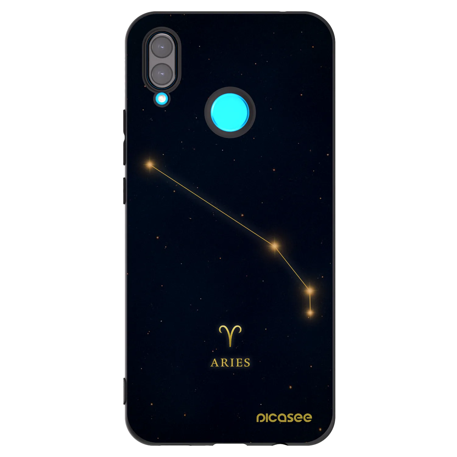 Picasee silikonový černý obal pro Huawei Nova 3 - ARIES