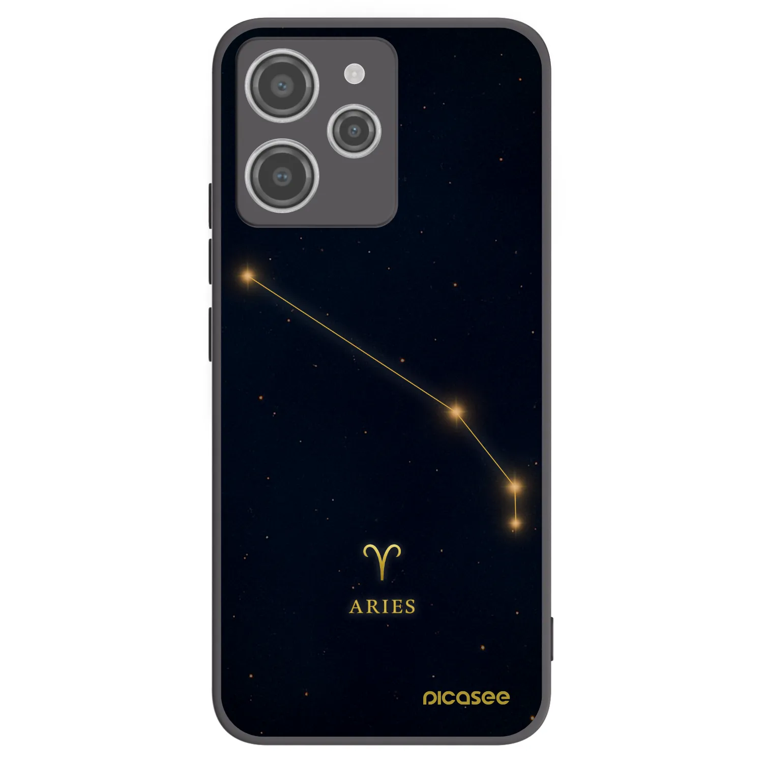 Picasee silikonový černý obal pro Xiaomi Redmi 12 4G - ARIES
