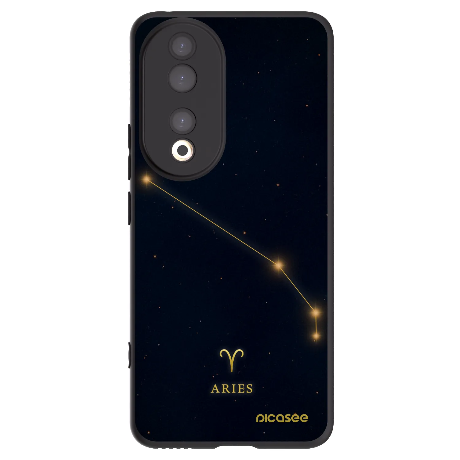 Picasee silikonový černý obal pro Honor 90 5G - ARIES