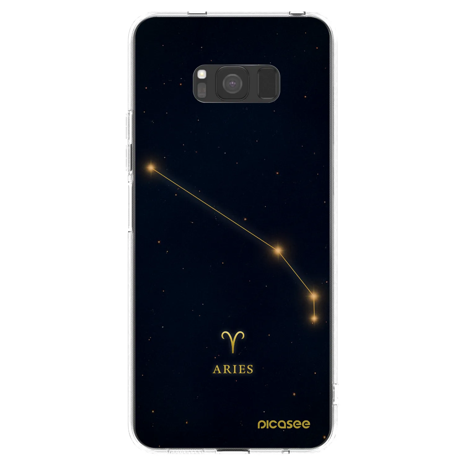 Picasee silikonový průhledný obal pro Samsung Galaxy S8 G950F - ARIES