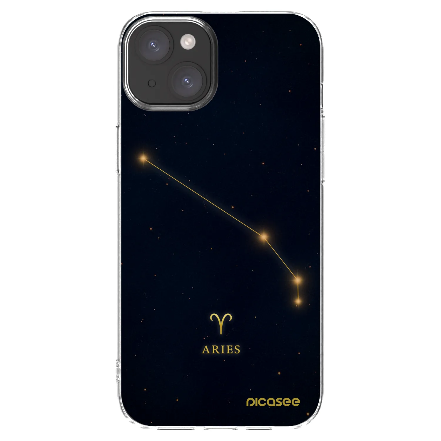 Picasee silikonový průhledný obal pro Apple iPhone 15 Plus - ARIES