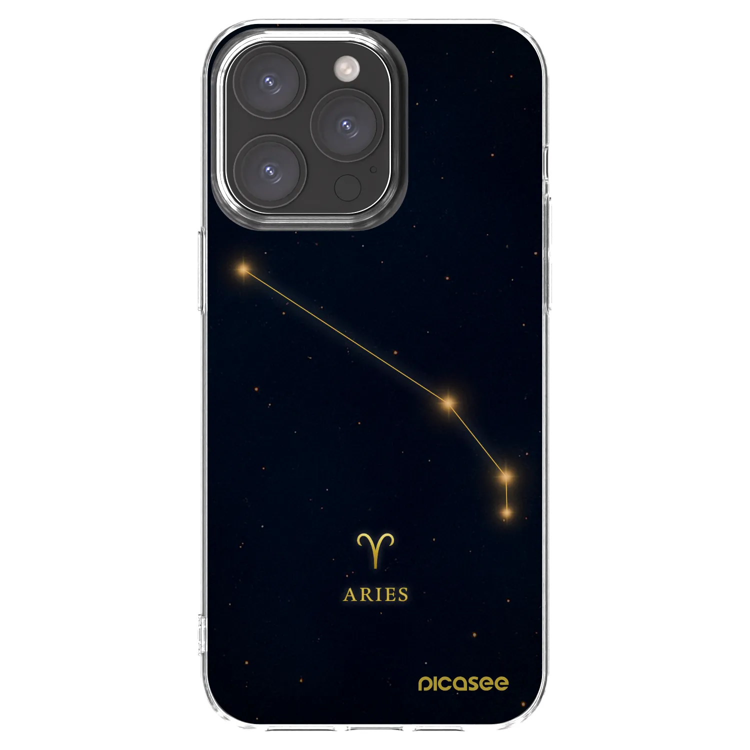 Picasee silikonový průhledný obal pro Apple iPhone 15 Pro Max - ARIES