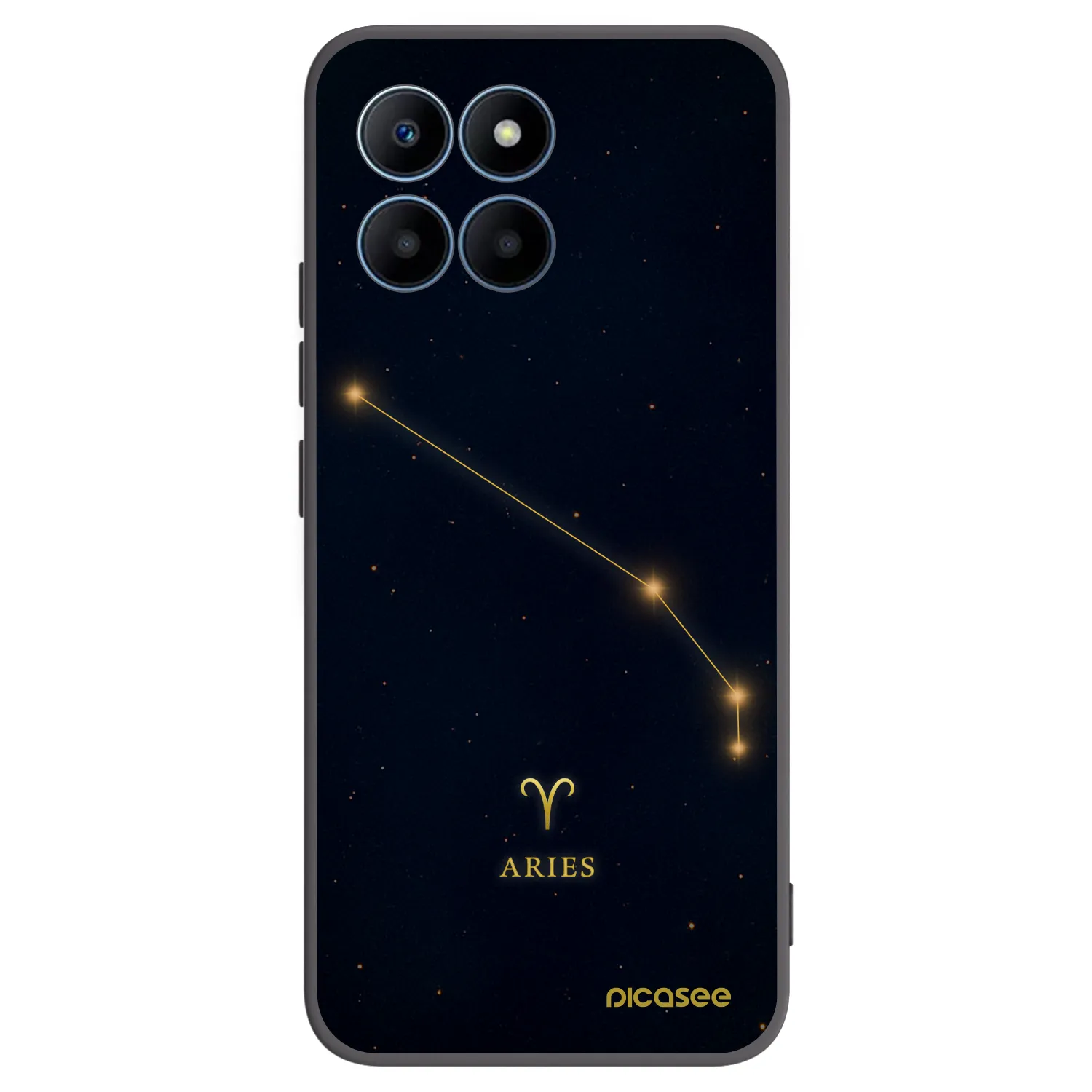 Picasee silikonový černý obal pro Honor 70 Lite - ARIES