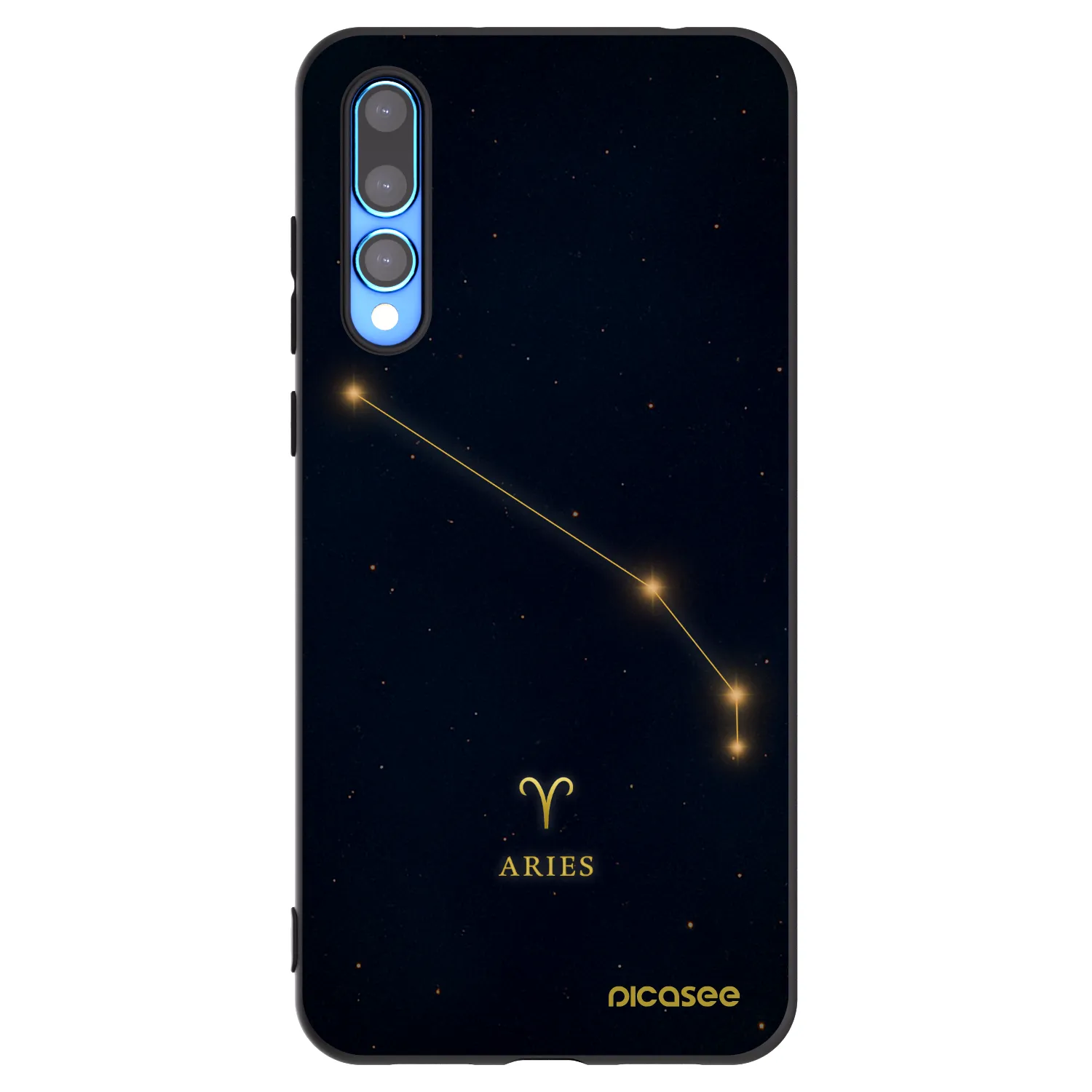 Picasee silikonový černý obal pro Huawei P20 Pro - ARIES
