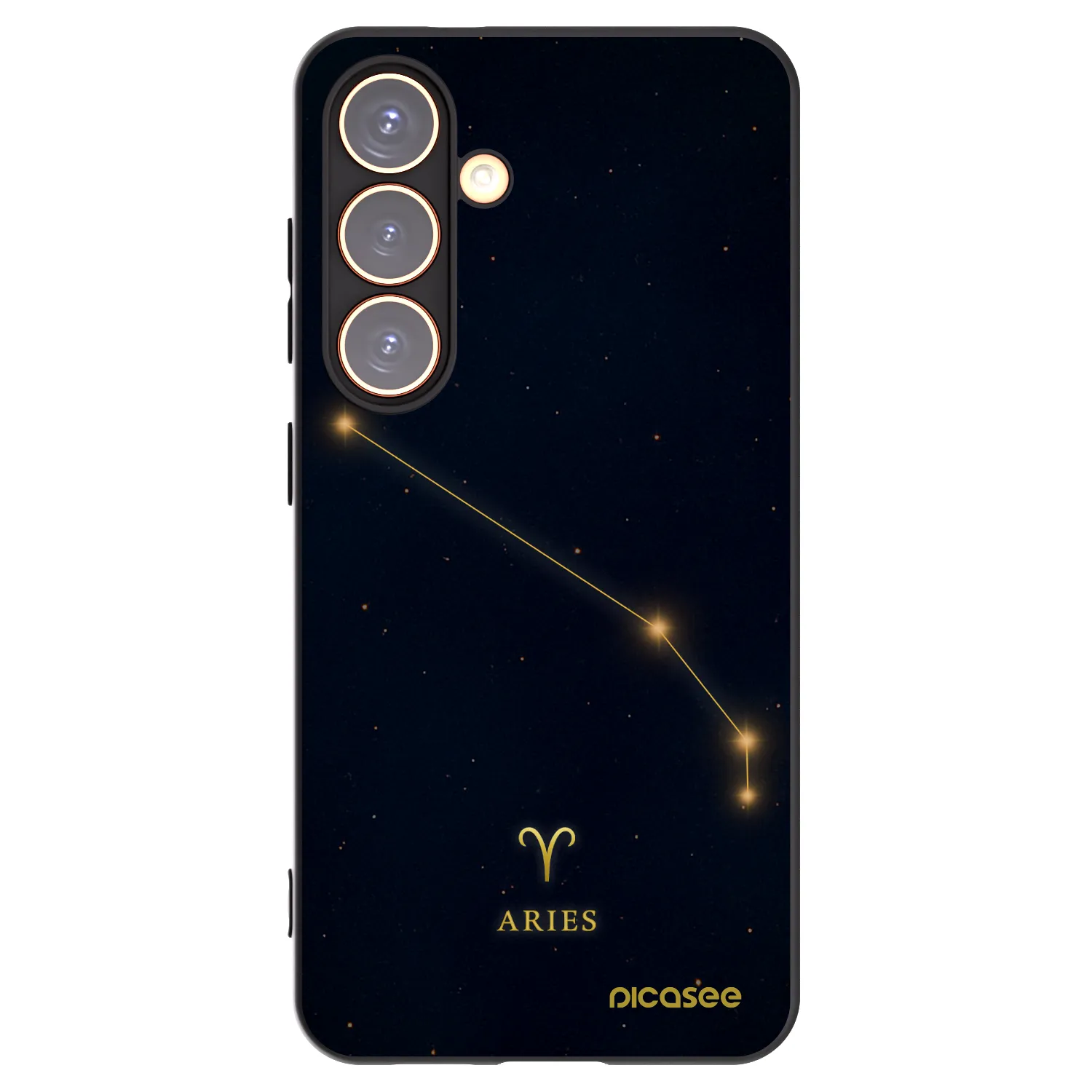 Picasee silikonový černý obal pro Samsung Galaxy S24 S921B 5G - ARIES
