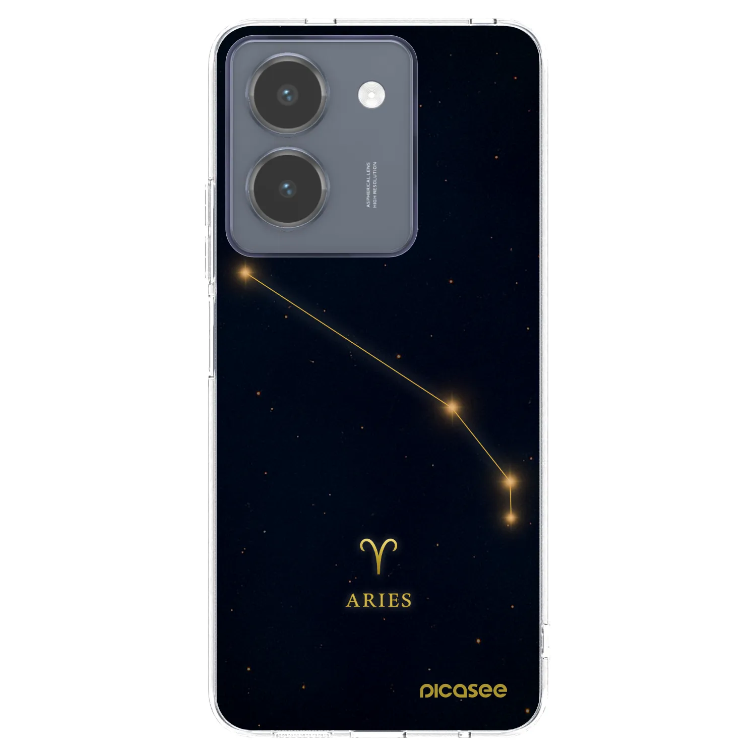 Picasee silikonový průhledný obal pro Vivo Y36 4G - ARIES