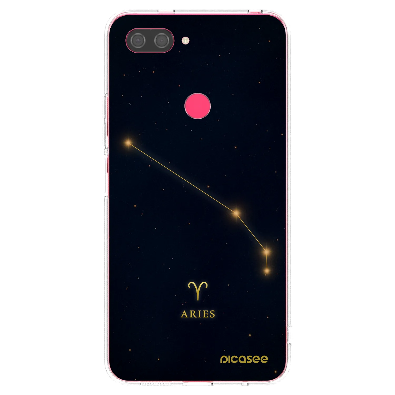 Picasee silikonový průhledný obal pro Xiaomi Mi 8 Lite - ARIES