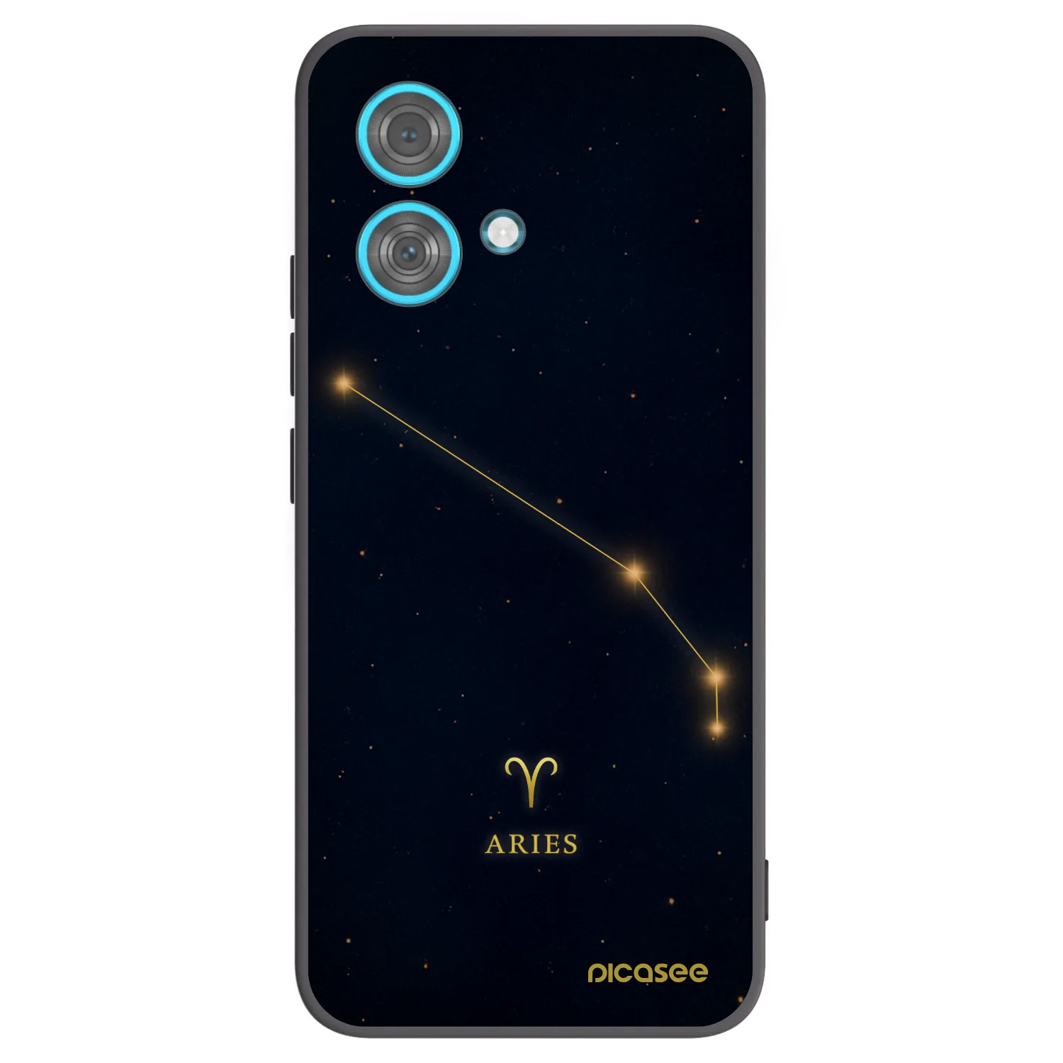 Picasee silikonový černý obal pro Motorola Edge 40 Neo - ARIES