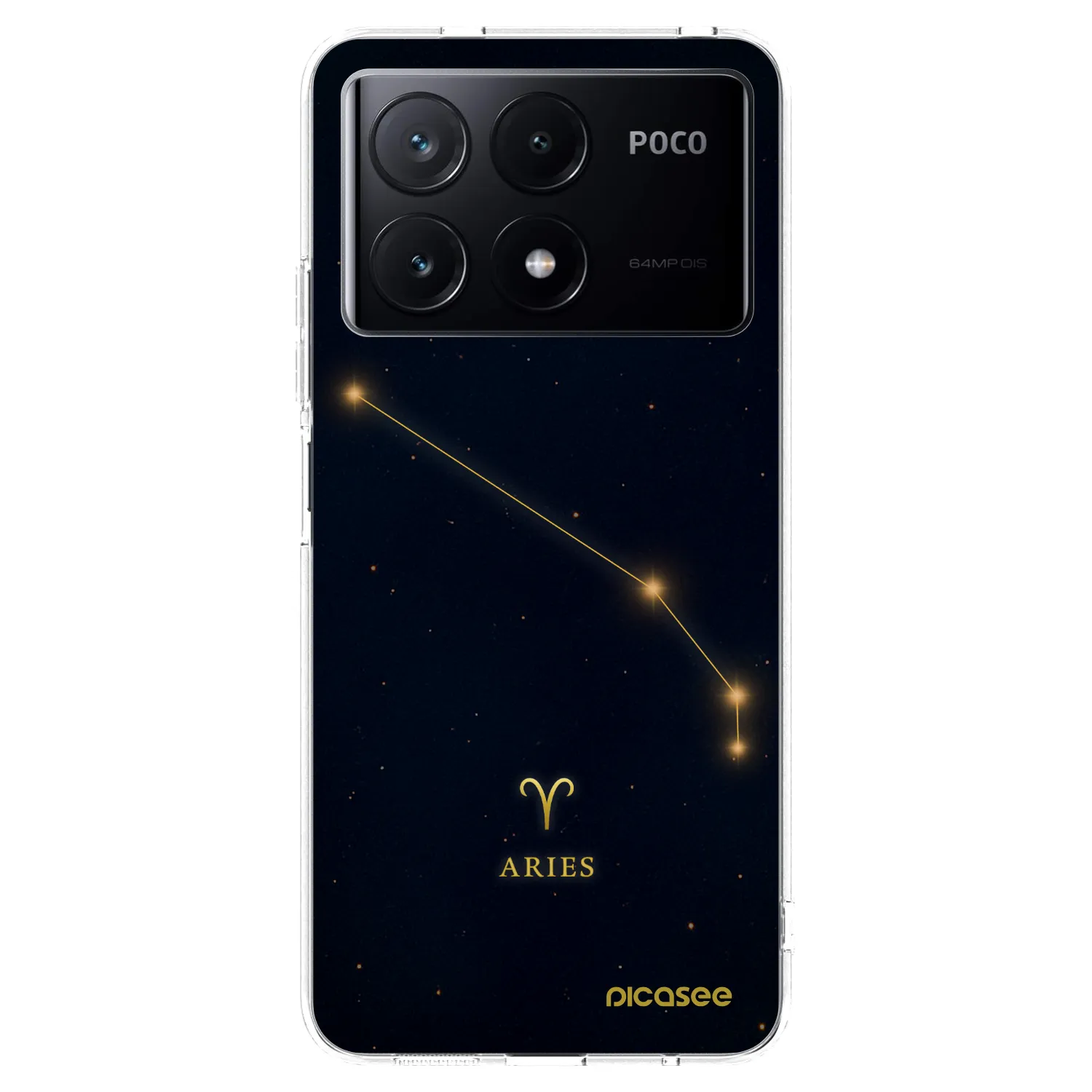 Picasee silikonový průhledný obal pro Xiaomi Poco X6 Pro - ARIES