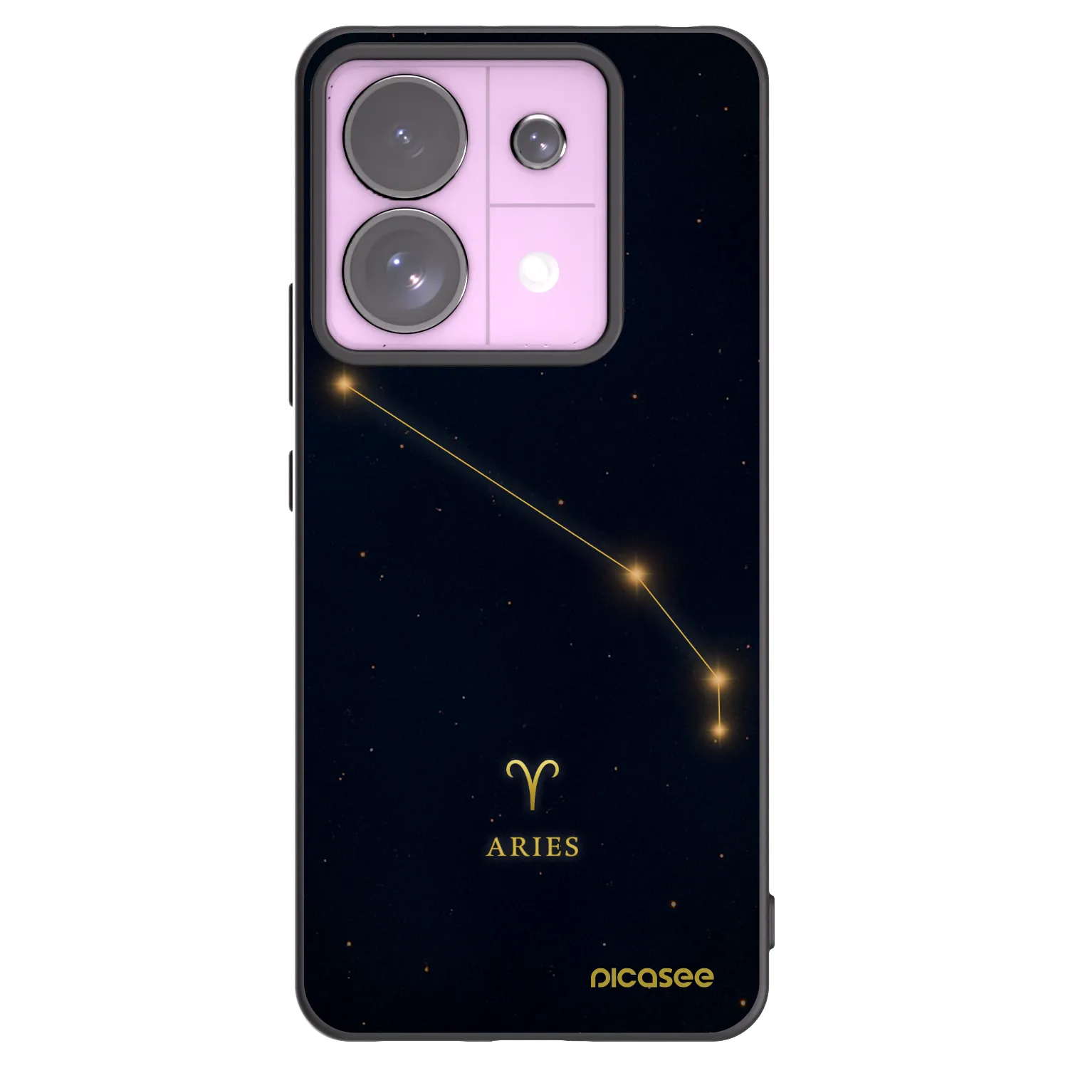 Picasee silikonový černý obal pro Xiaomi Redmi Note 13 Pro 5G - ARIES