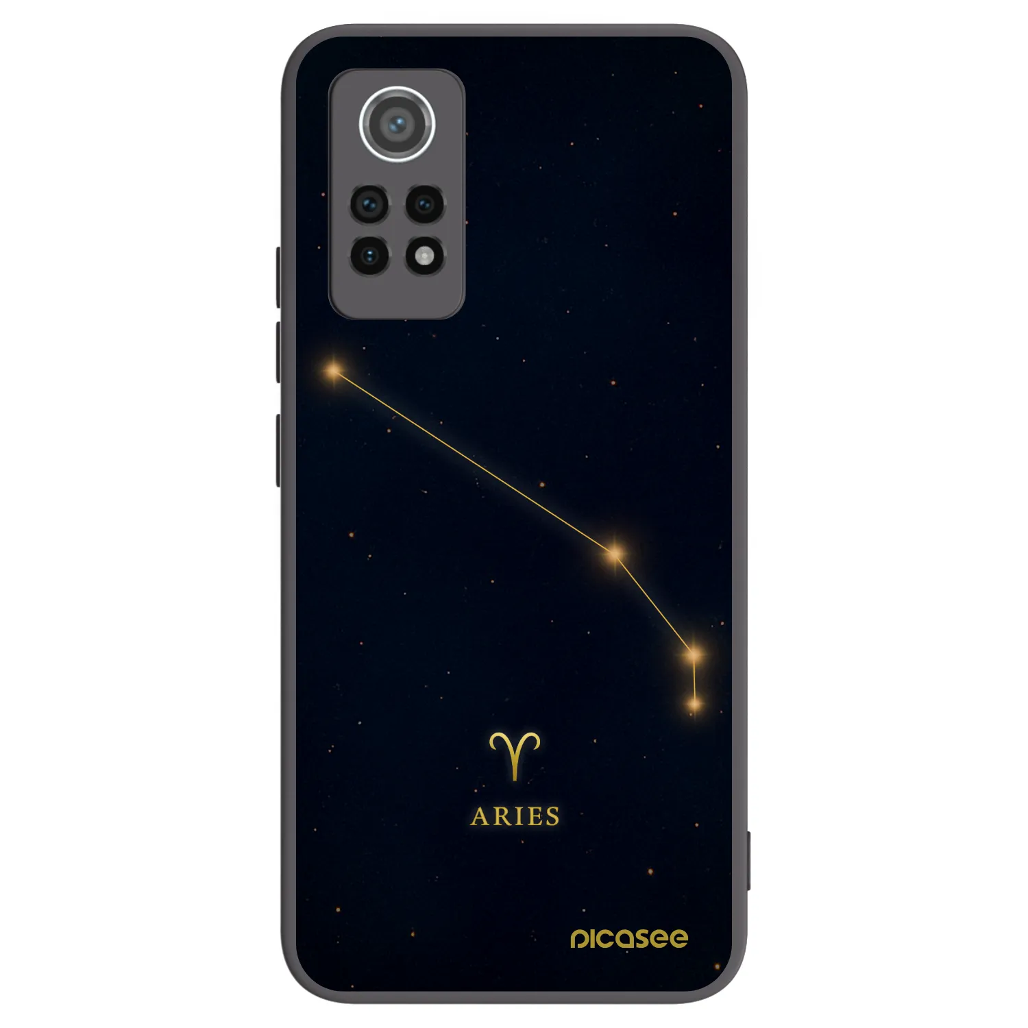Picasee silikonový černý obal pro Xiaomi Redmi Note 12 Pro 4G - ARIES