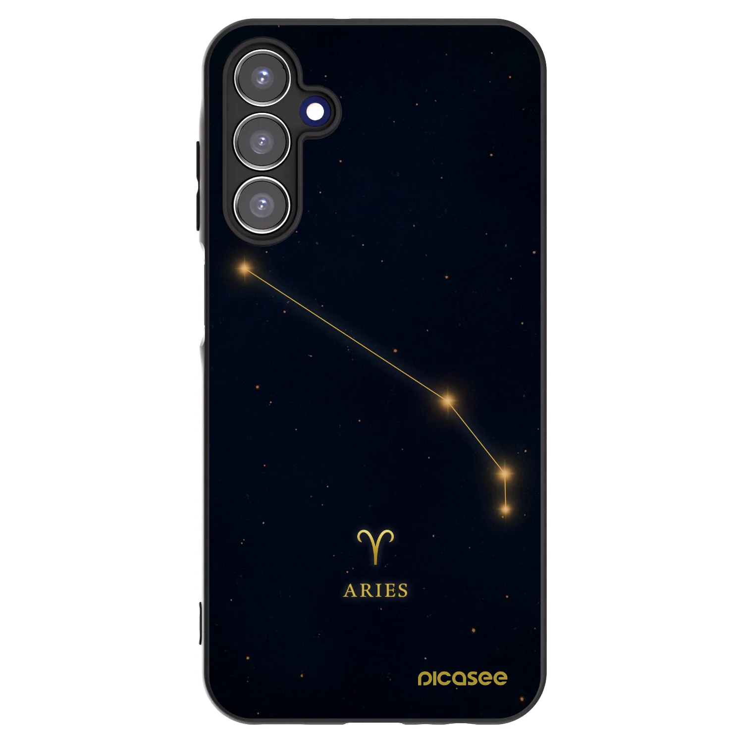 Picasee silikonový černý obal pro Samsung Galaxy A15 A155F 4G - ARIES