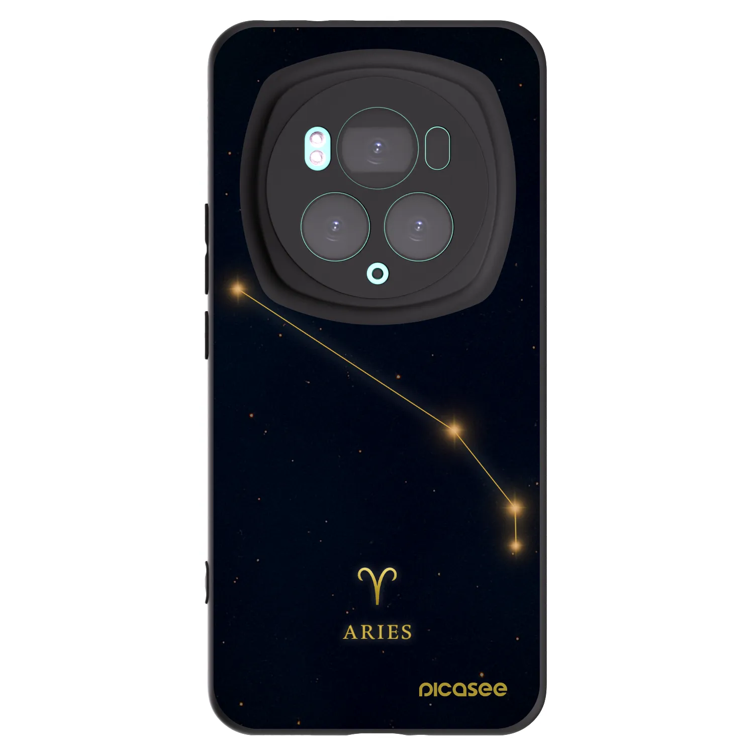 Picasee silikonový černý obal pro Honor Magic6 Pro - ARIES