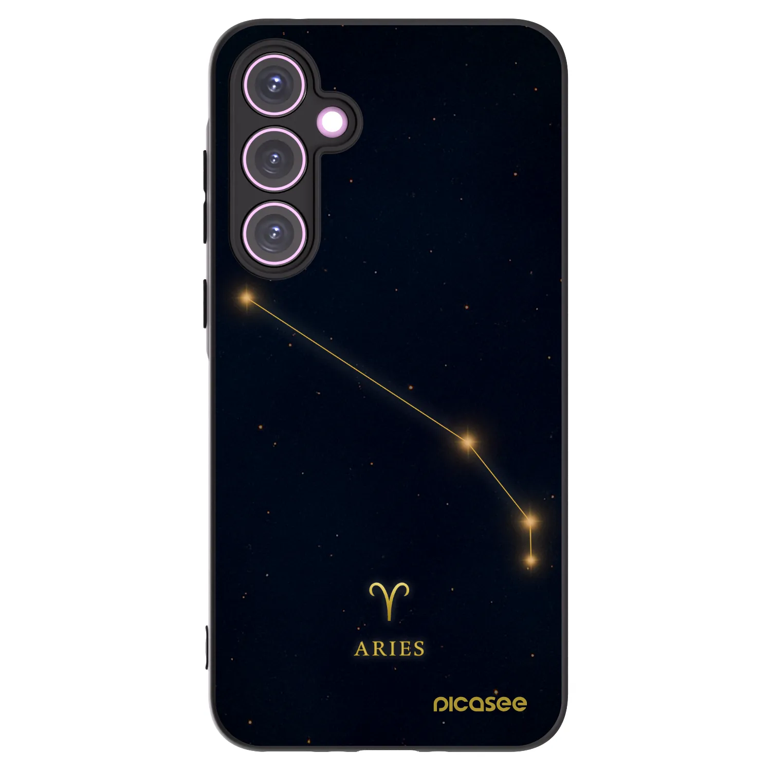 Picasee silikonový černý obal pro Samsung Galaxy A35 5G A356B - ARIES