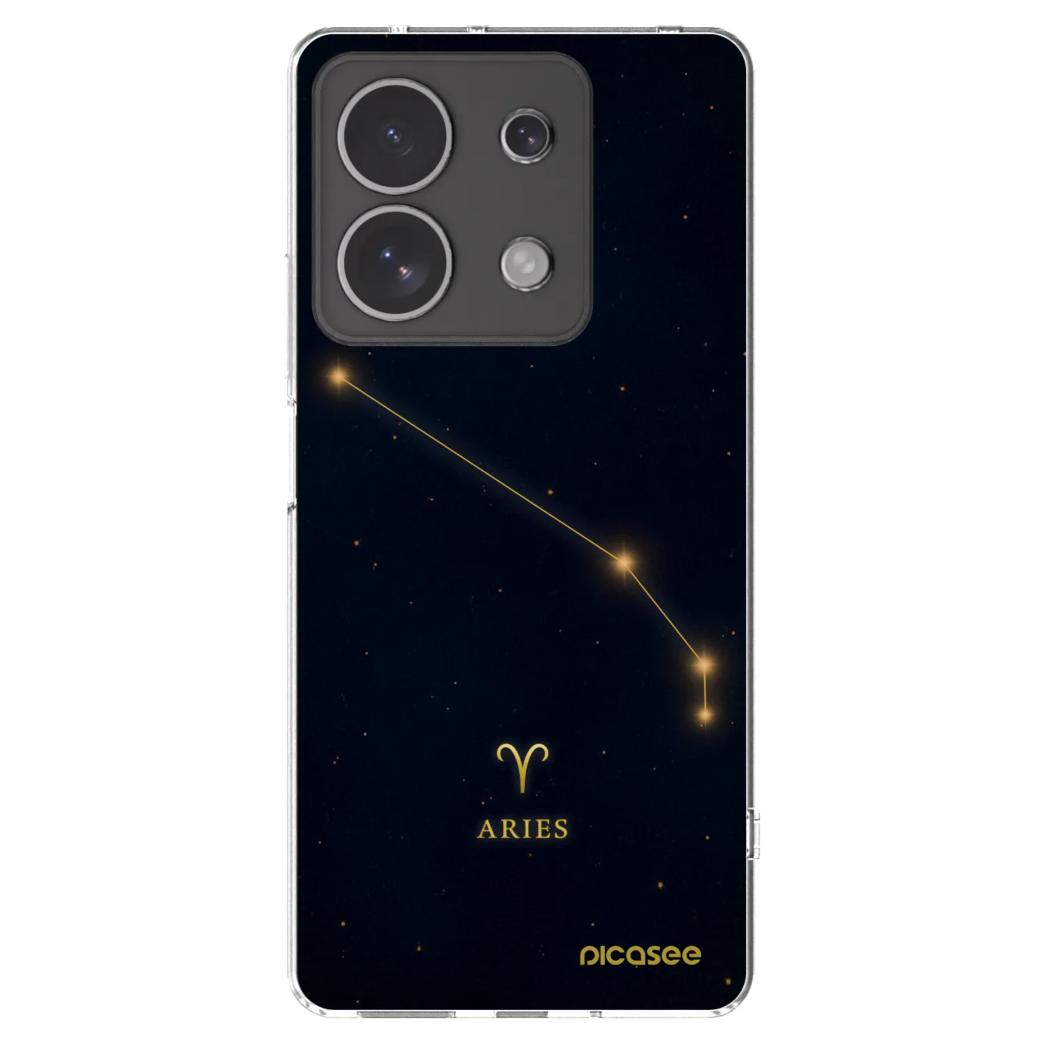 Picasee silikonový průhledný obal pro Xiaomi Redmi Note 13 4G - ARIES