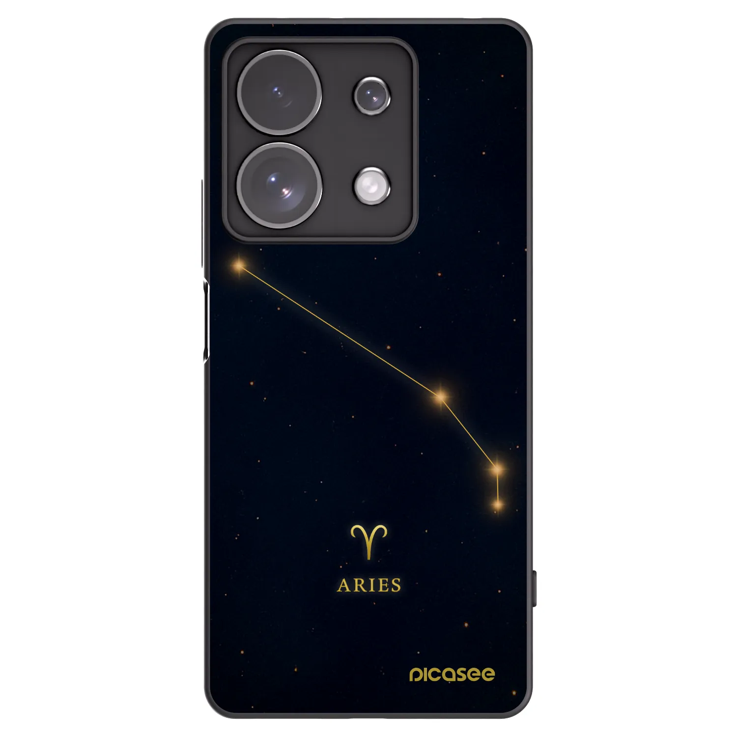Picasee silikonový černý obal pro Xiaomi Redmi Note 13 Pro 4G - ARIES