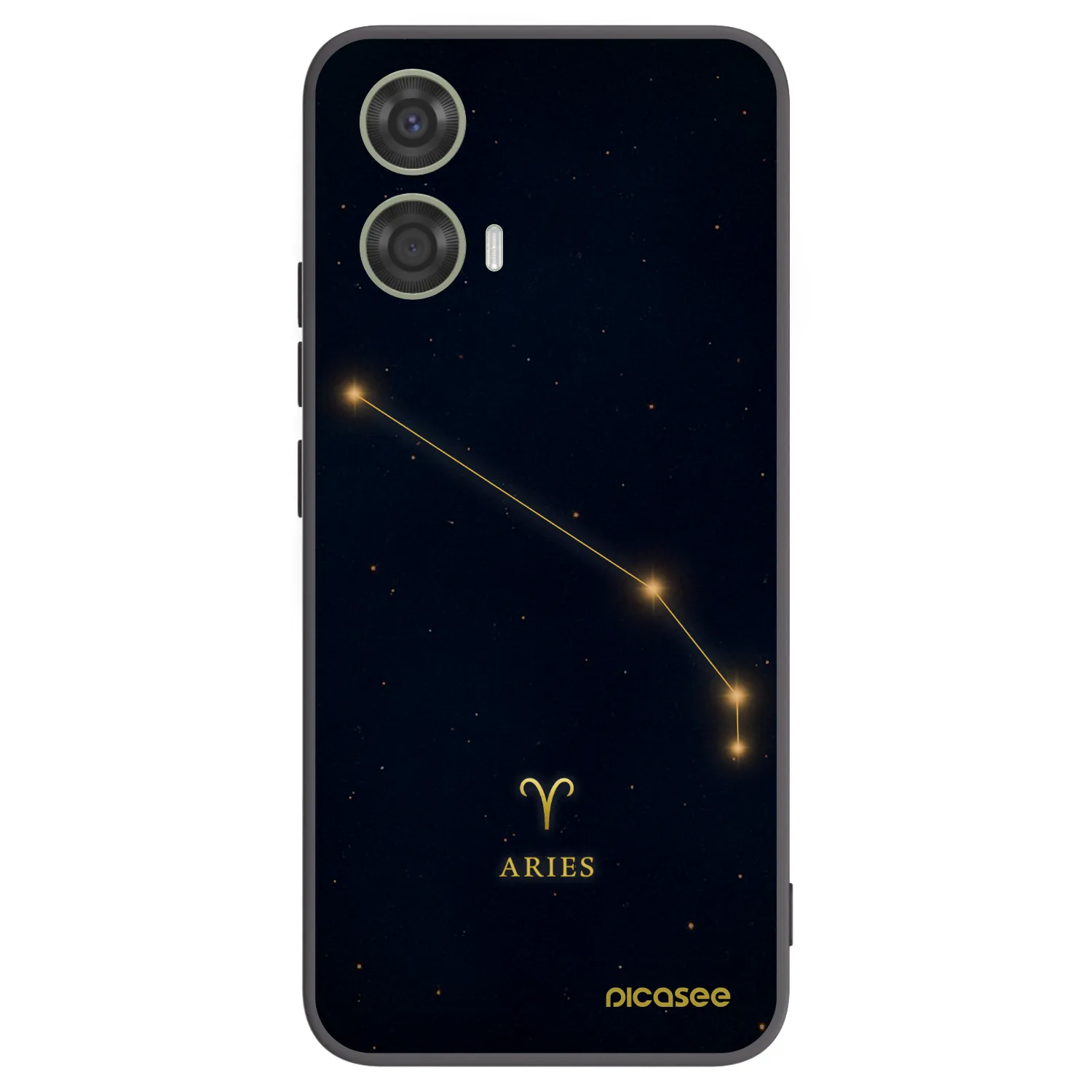 Picasee silikonový černý obal pro Motorola Moto G24 - ARIES