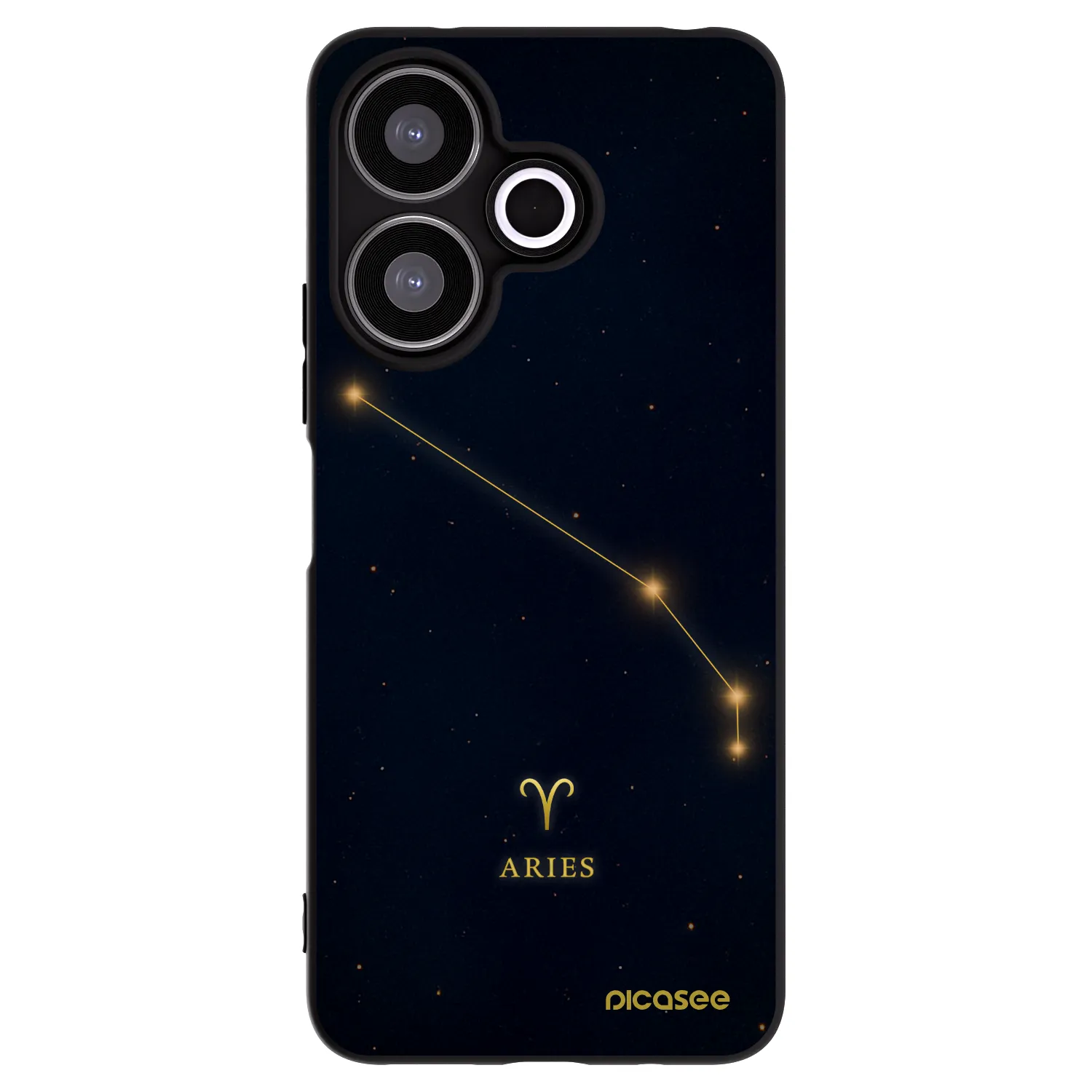 Picasee silikonový černý obal pro Xiaomi Redmi 13 4G - ARIES