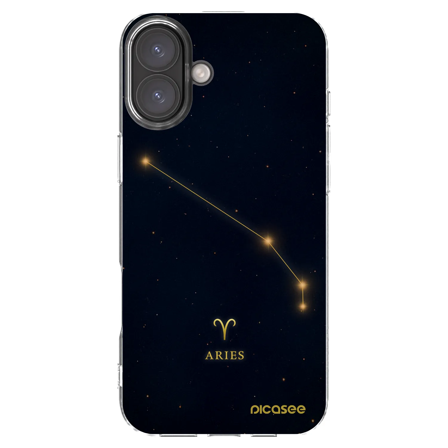 Picasee silikonový průhledný obal pro Apple iPhone 16 Plus - ARIES