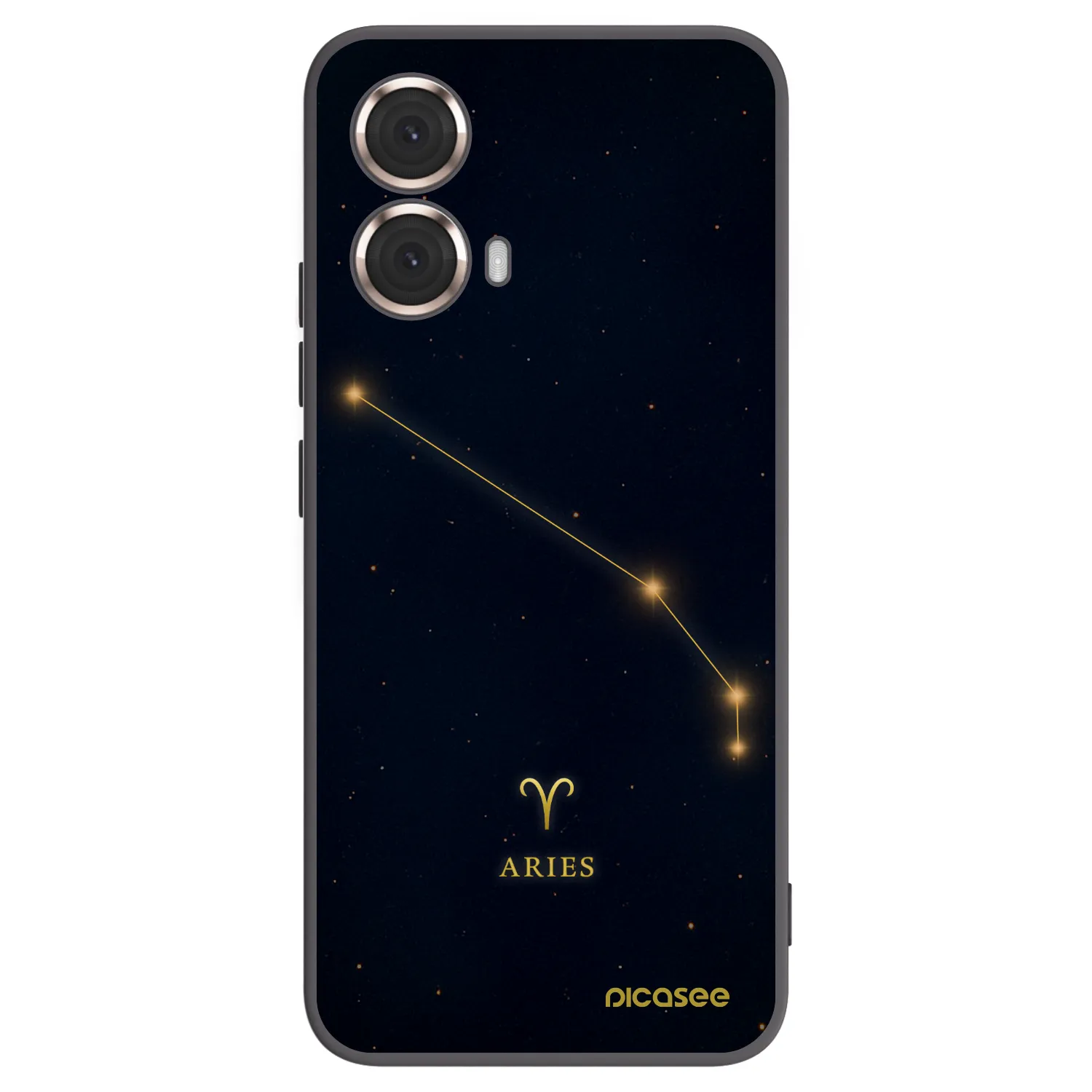 Picasee silikonový černý obal pro Motorola Moto G85 - ARIES