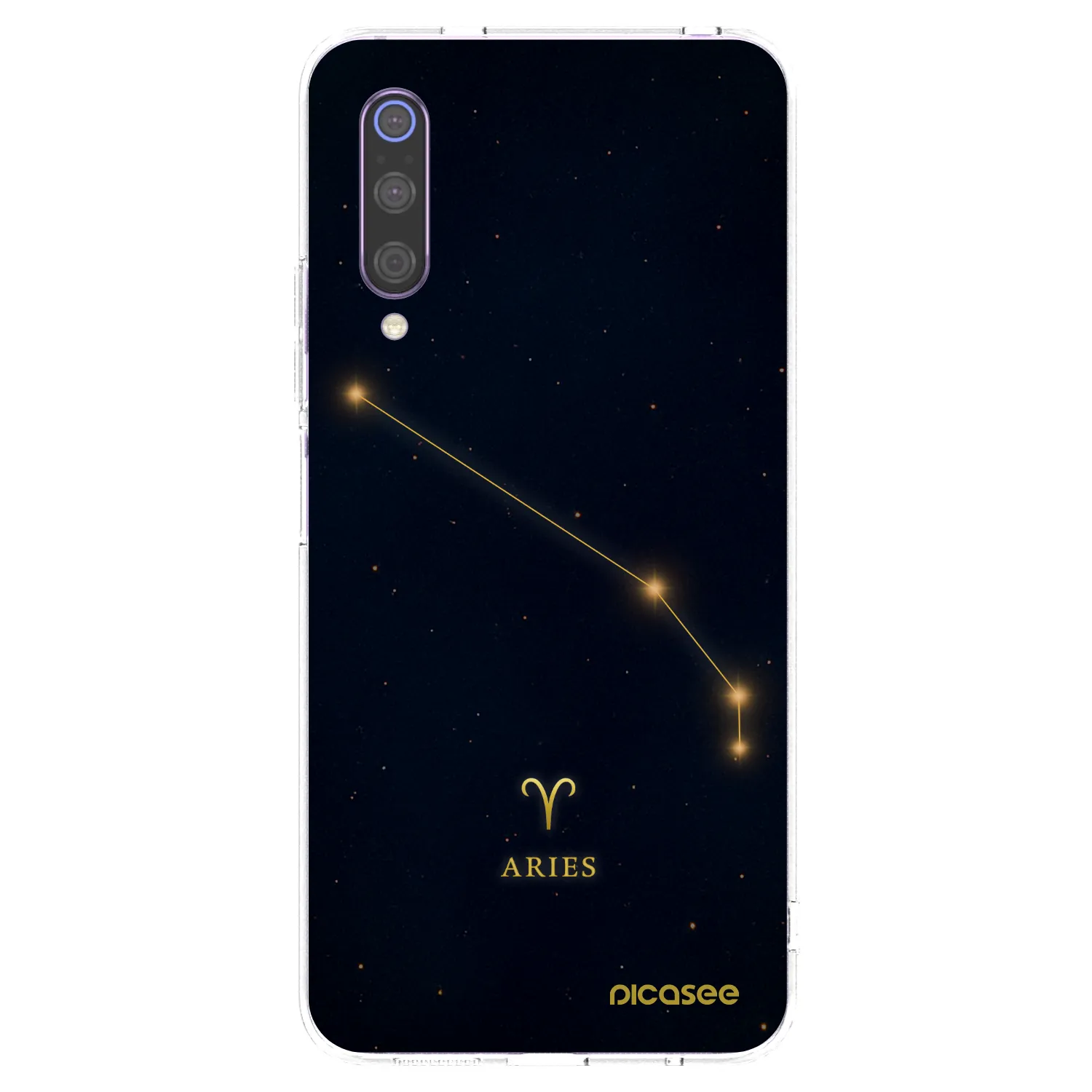 Picasee silikonový průhledný obal pro Xiaomi Mi 9 - ARIES