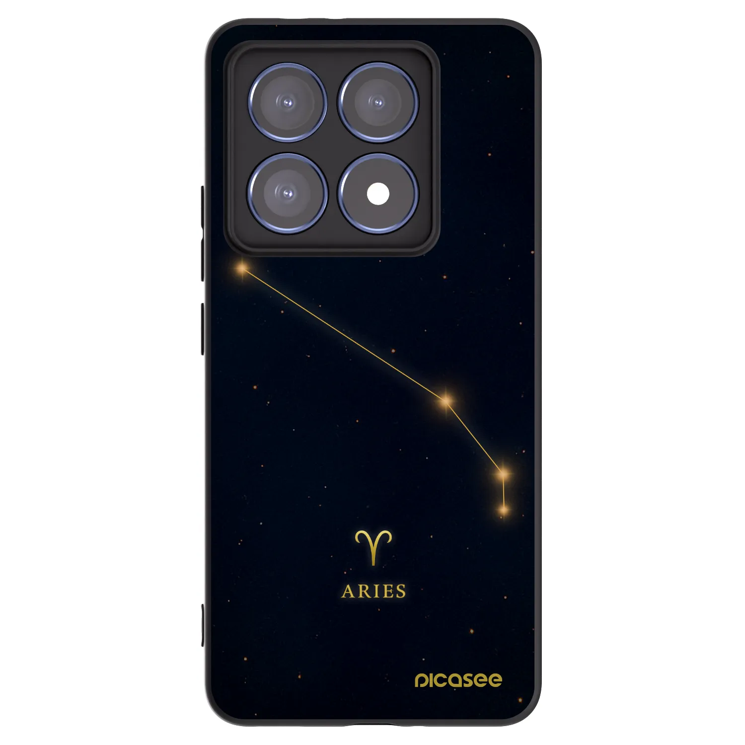 Picasee silikonový černý obal pro Xiaomi 14T Pro - ARIES