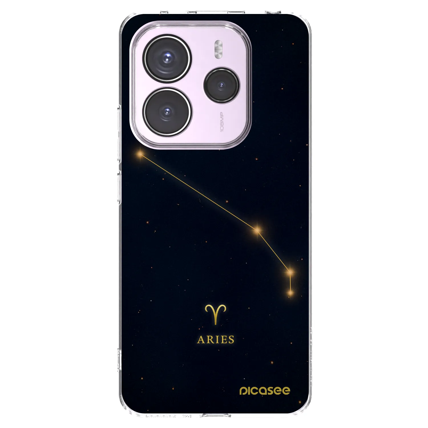 Picasee silikonový průhledný obal pro Xiaomi Redmi Note 14 5G - ARIES