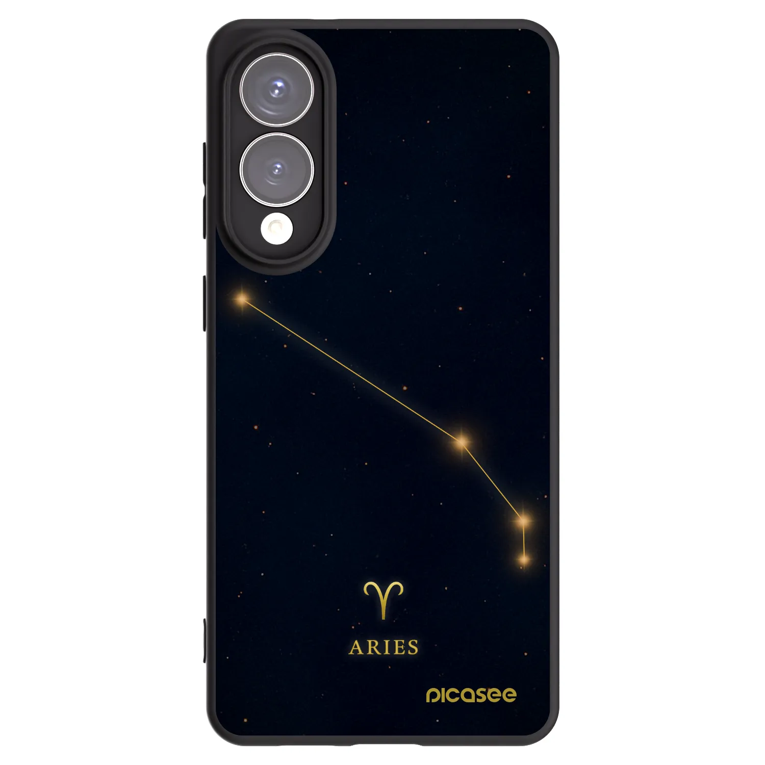 Picasee silikonový černý obal pro Samsung Galaxy S25 Edge 5G - ARIES