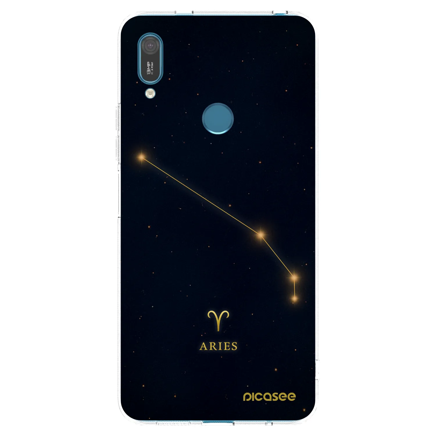 Picasee silikonový průhledný obal pro Huawei Y7 2019 - ARIES