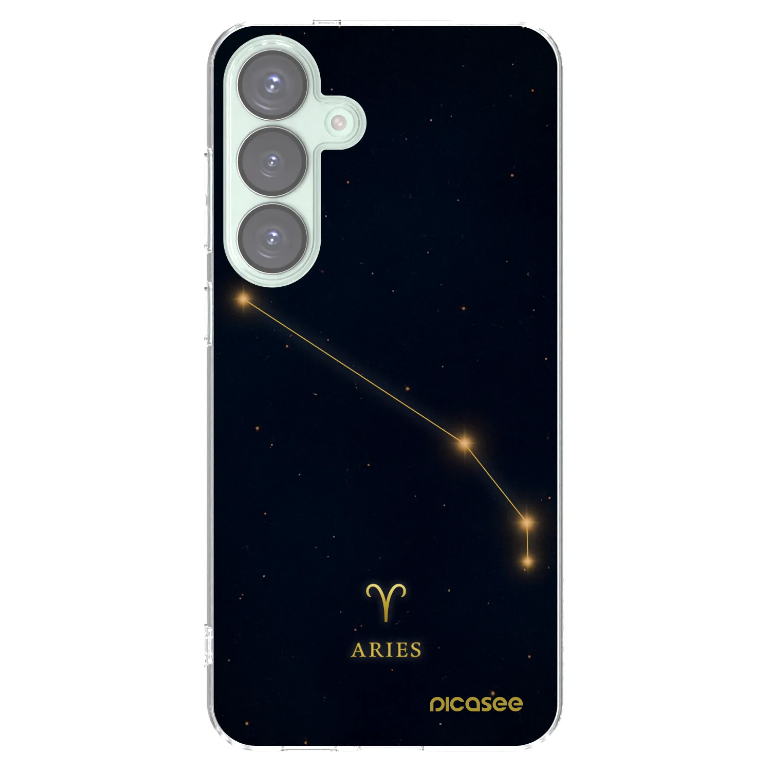 Picasee silikonový průhledný obal pro Samsung Galaxy S25+ 5G - ARIES