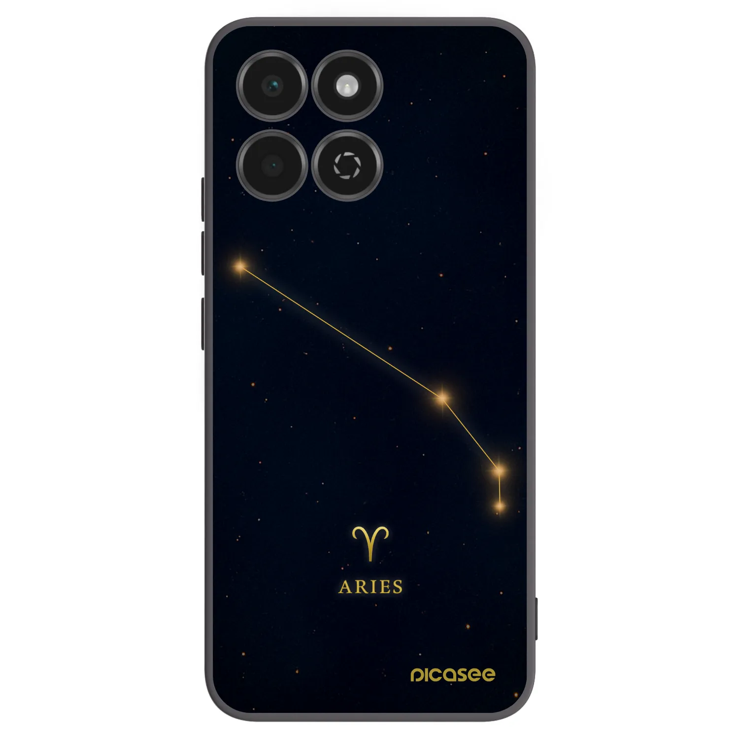 Picasee silikonový černý obal pro Honor 200 Smart 5G - ARIES