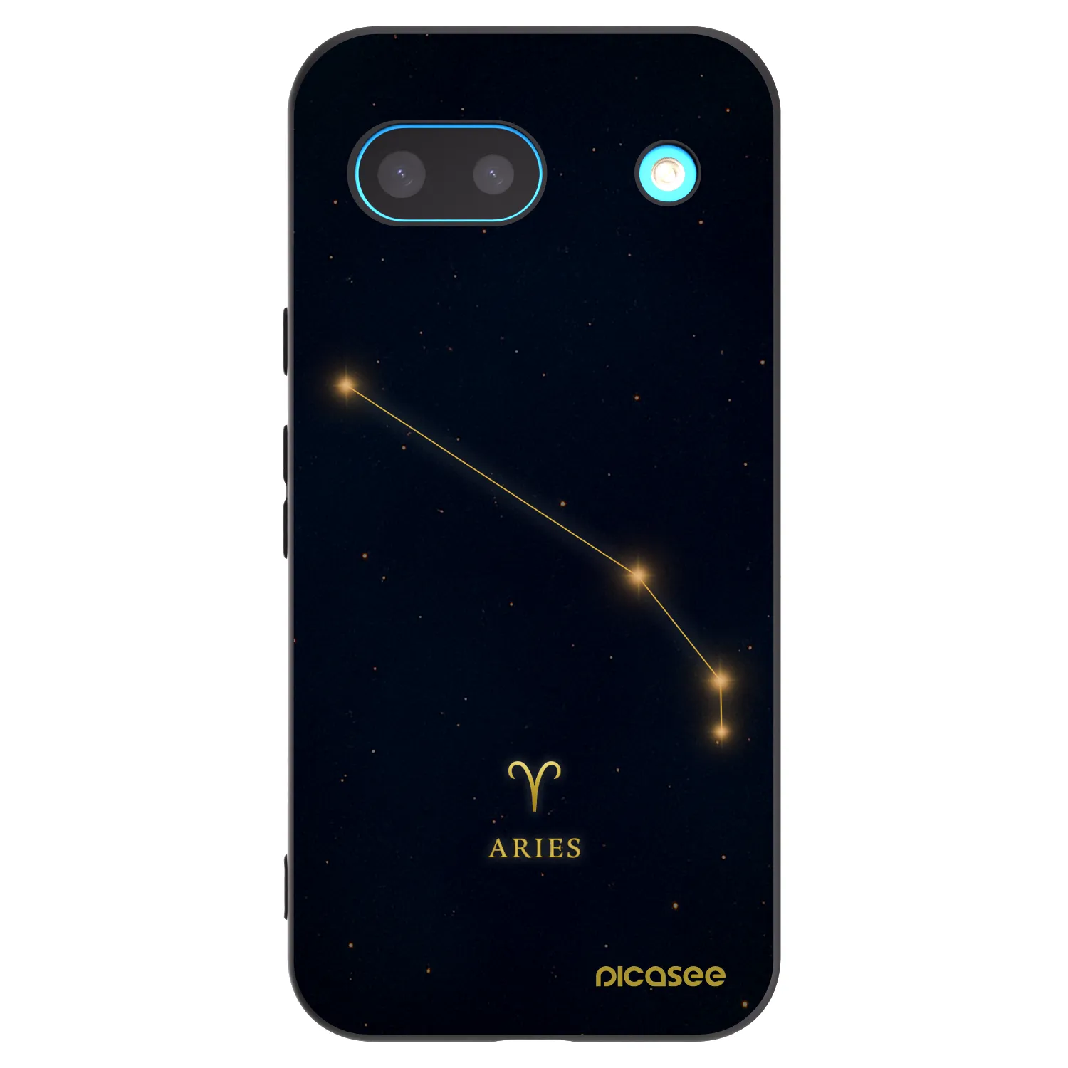 Picasee silikonový černý obal pro Google Pixel 8a - ARIES