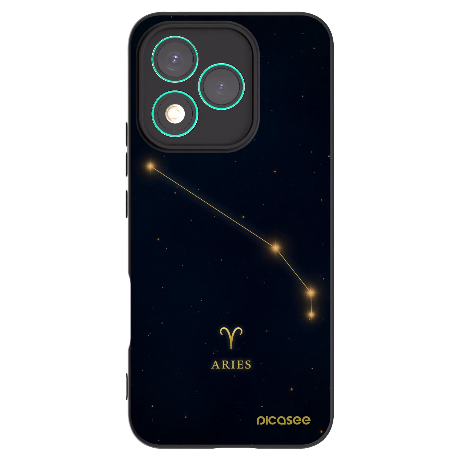 Picasee silikonový černý obal pro Honor 400 Lite 5G - ARIES