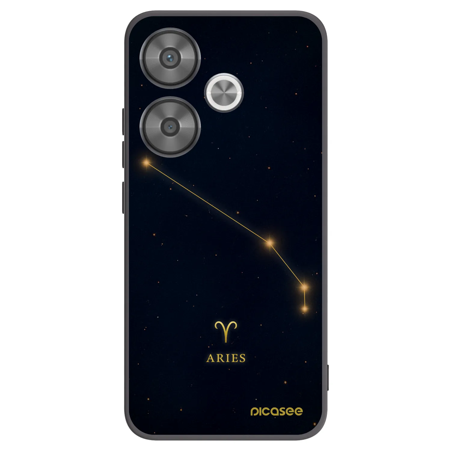 Picasee silikonový černý obal pro Xiaomi Poco F6 - ARIES