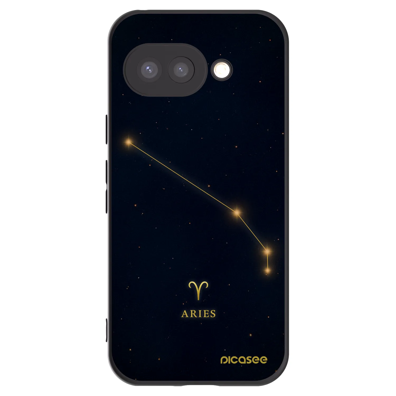 Picasee silikonový černý obal pro Google Pixel 9a - ARIES