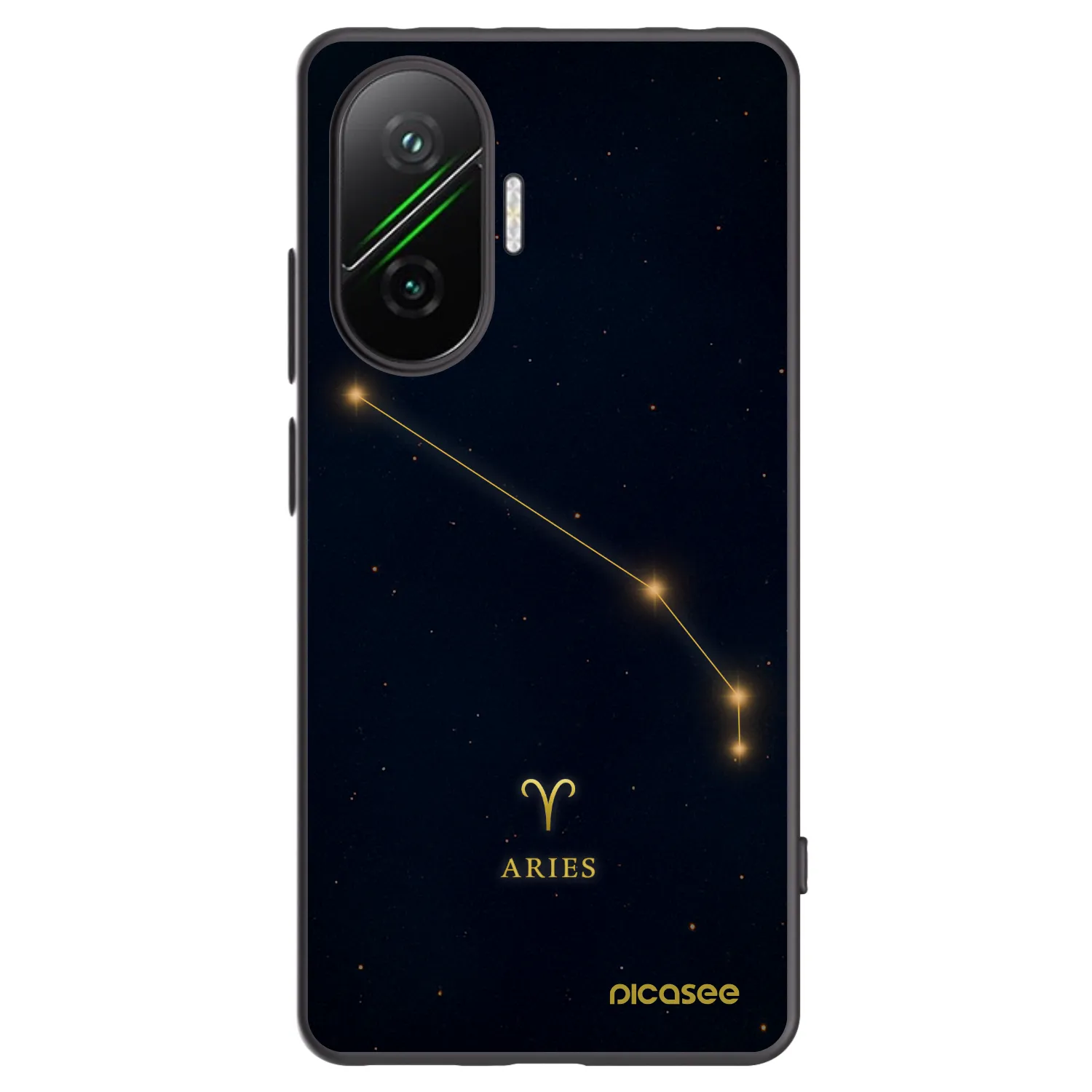 Picasee silikonový černý obal pro Xiaomi Poco F7 5G - ARIES