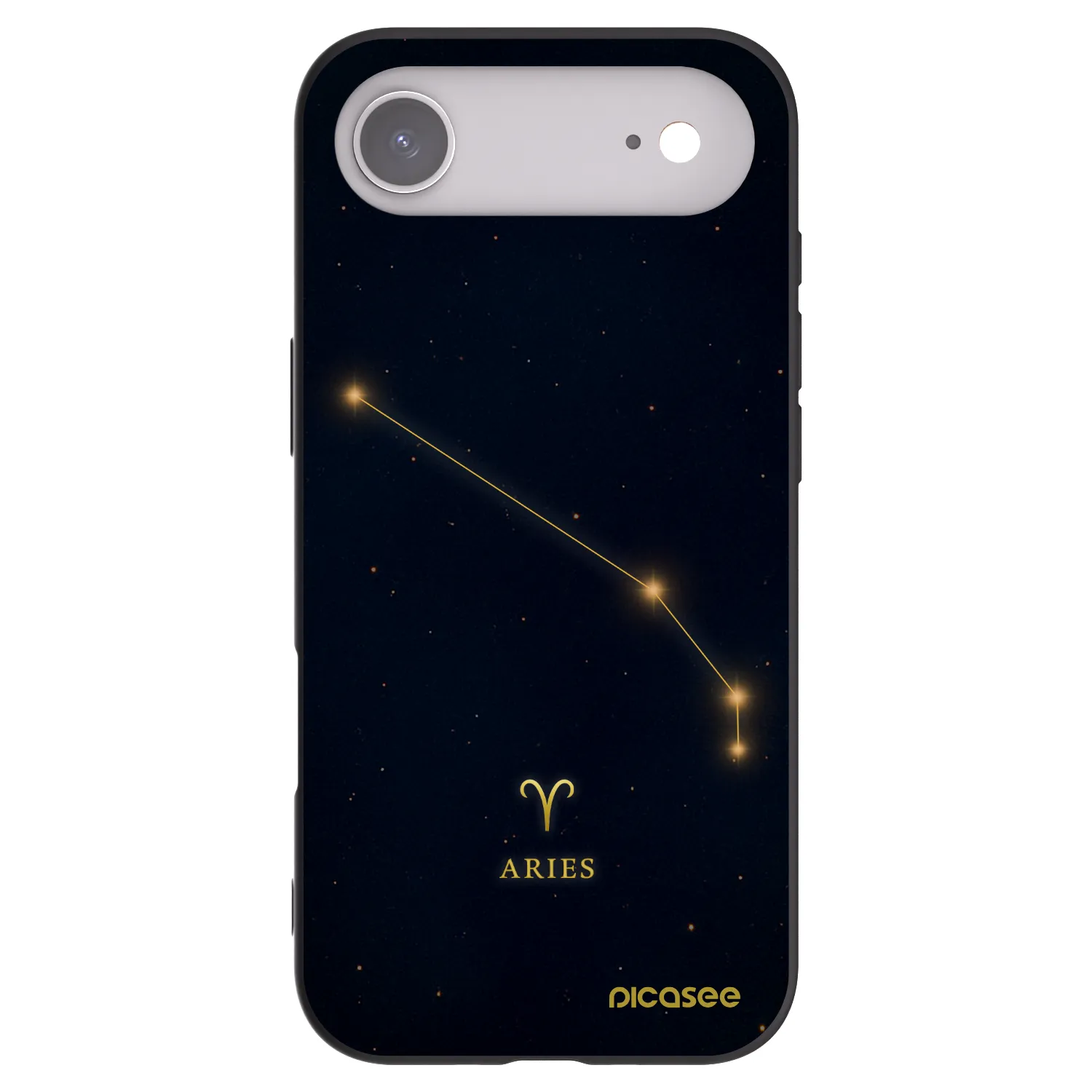 Picasee silikonový černý obal pro Apple iPhone Air - ARIES