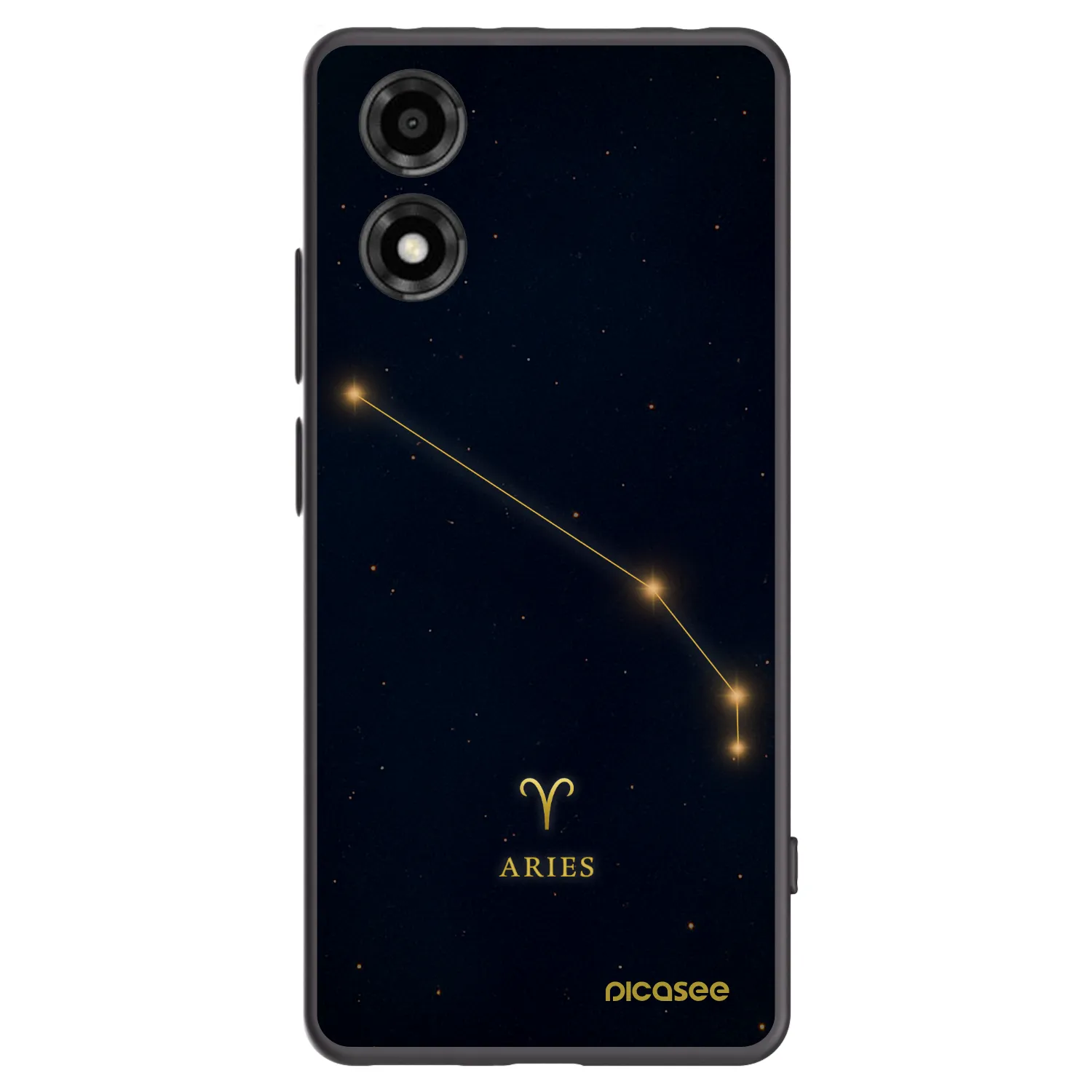 Picasee silikonový černý obal pro Motorola Moto E14 - ARIES