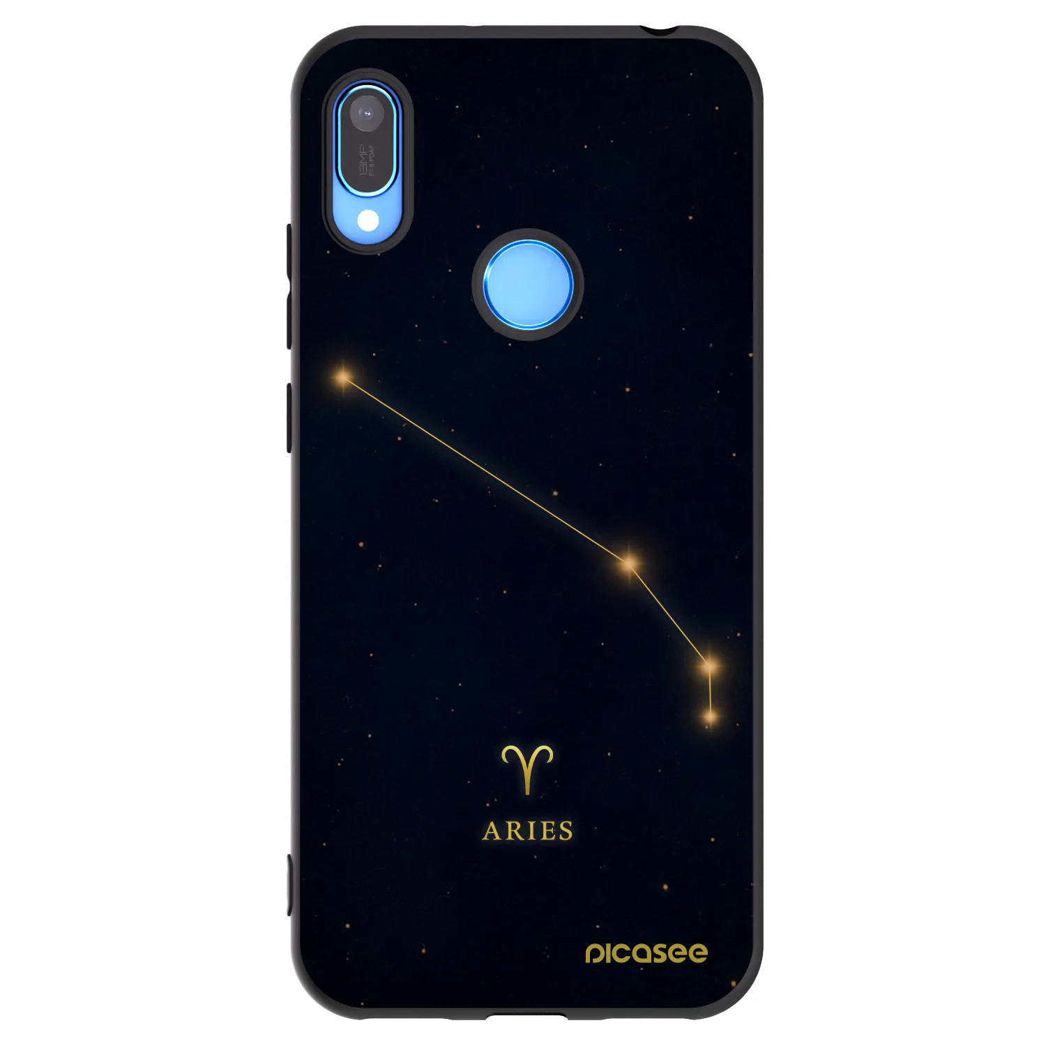 Picasee silikonový černý obal pro Huawei Y6 2019 - ARIES